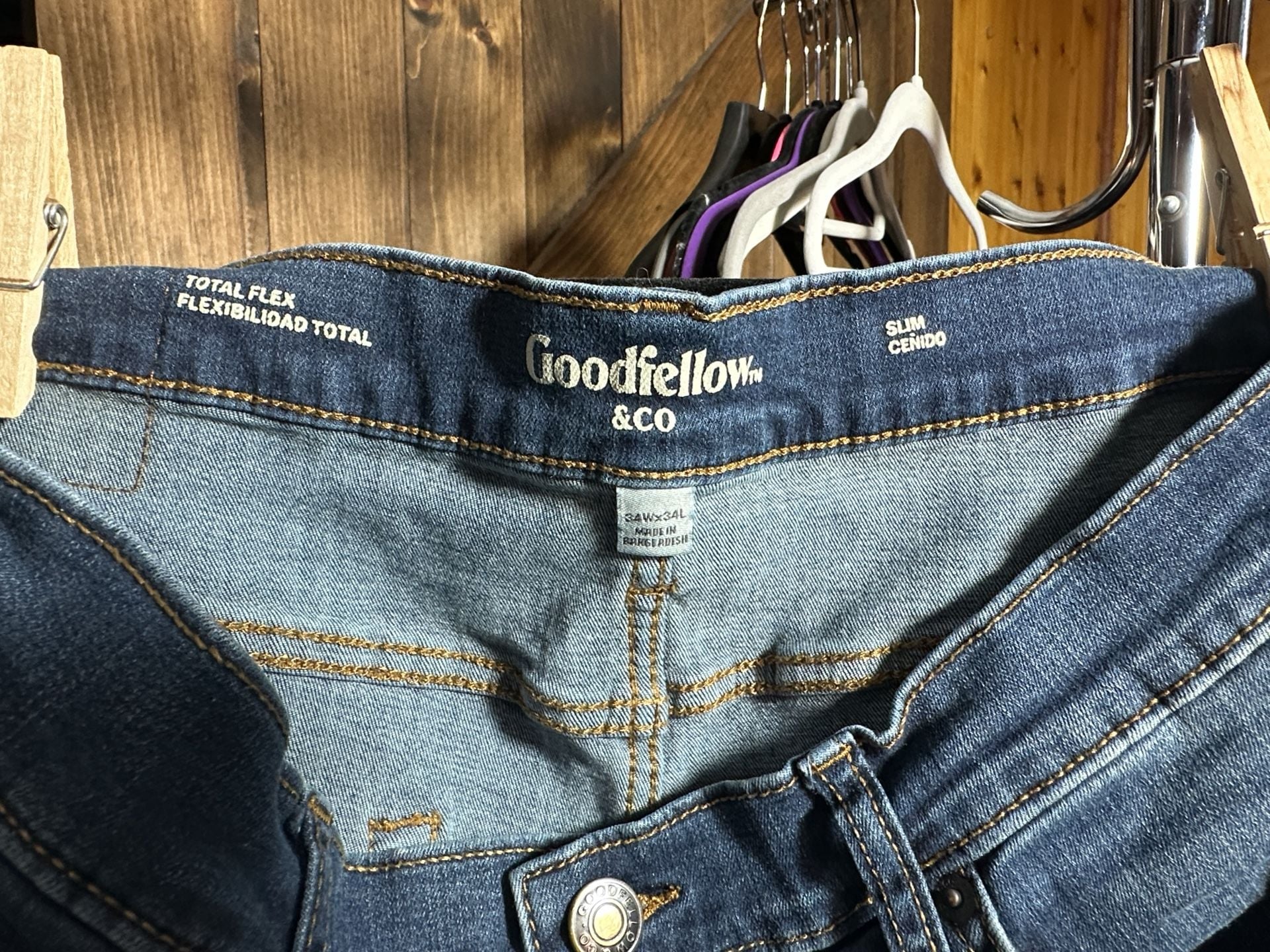 Goodfellow & Co Slim Total Flex Jeans 34x34 Blue 3