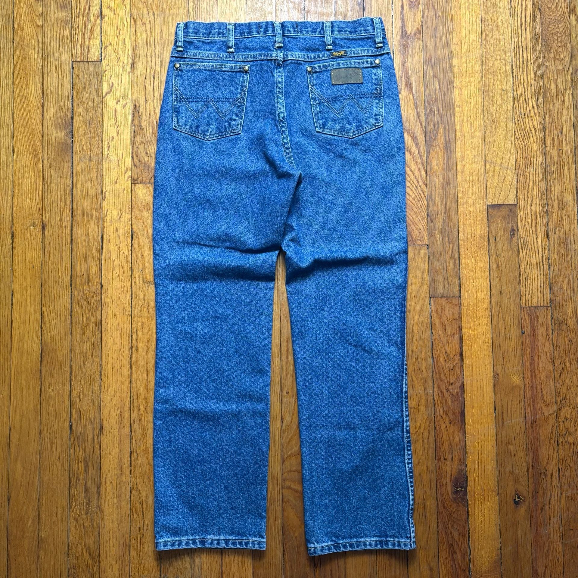 Wrangler George Strait Collection Jeans 34x30 Blue Cotton Straight Leg 6