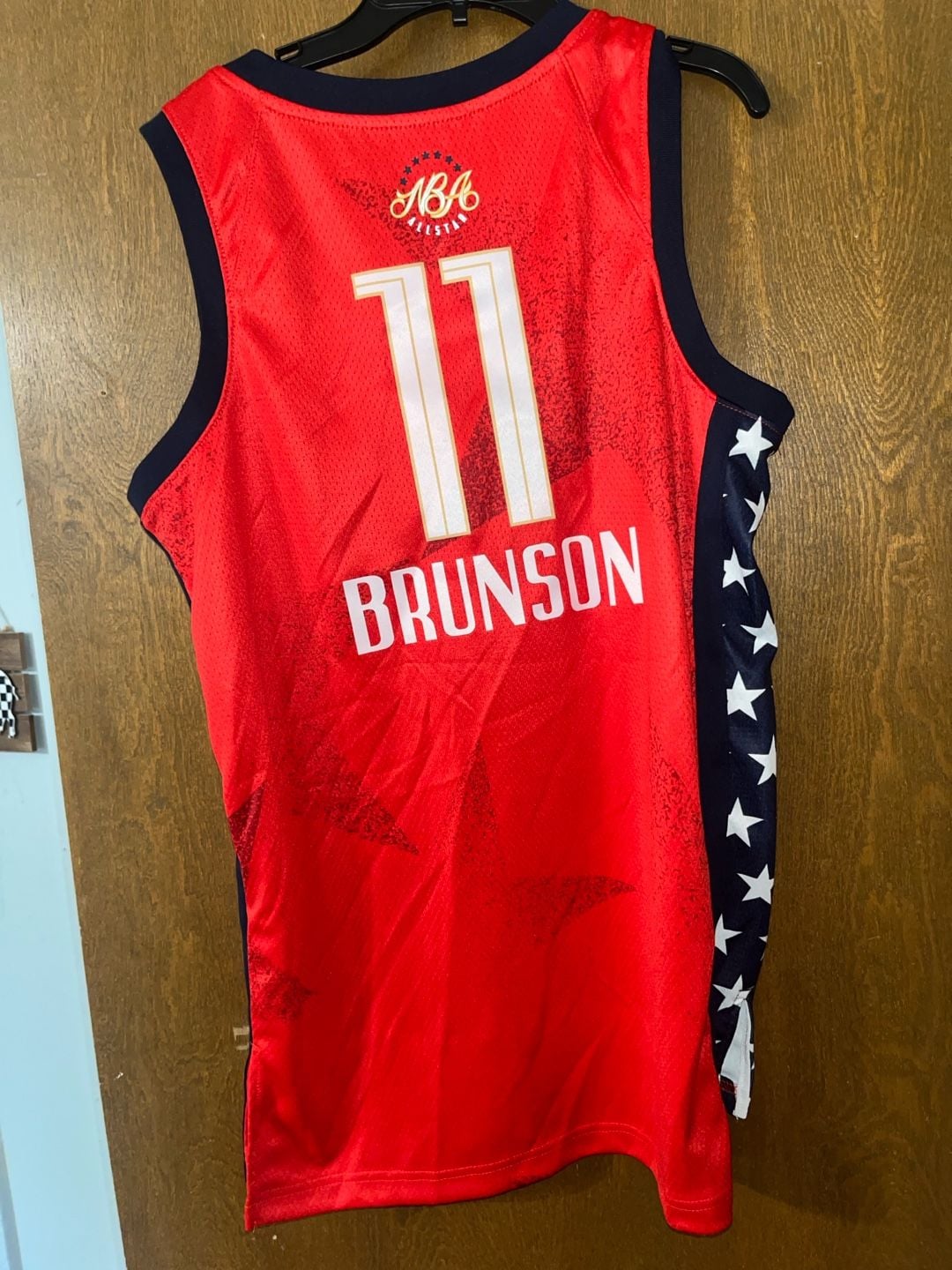 Jordan Jalen Brunson NBA All-Star Jersey Size S 40 Red New 5