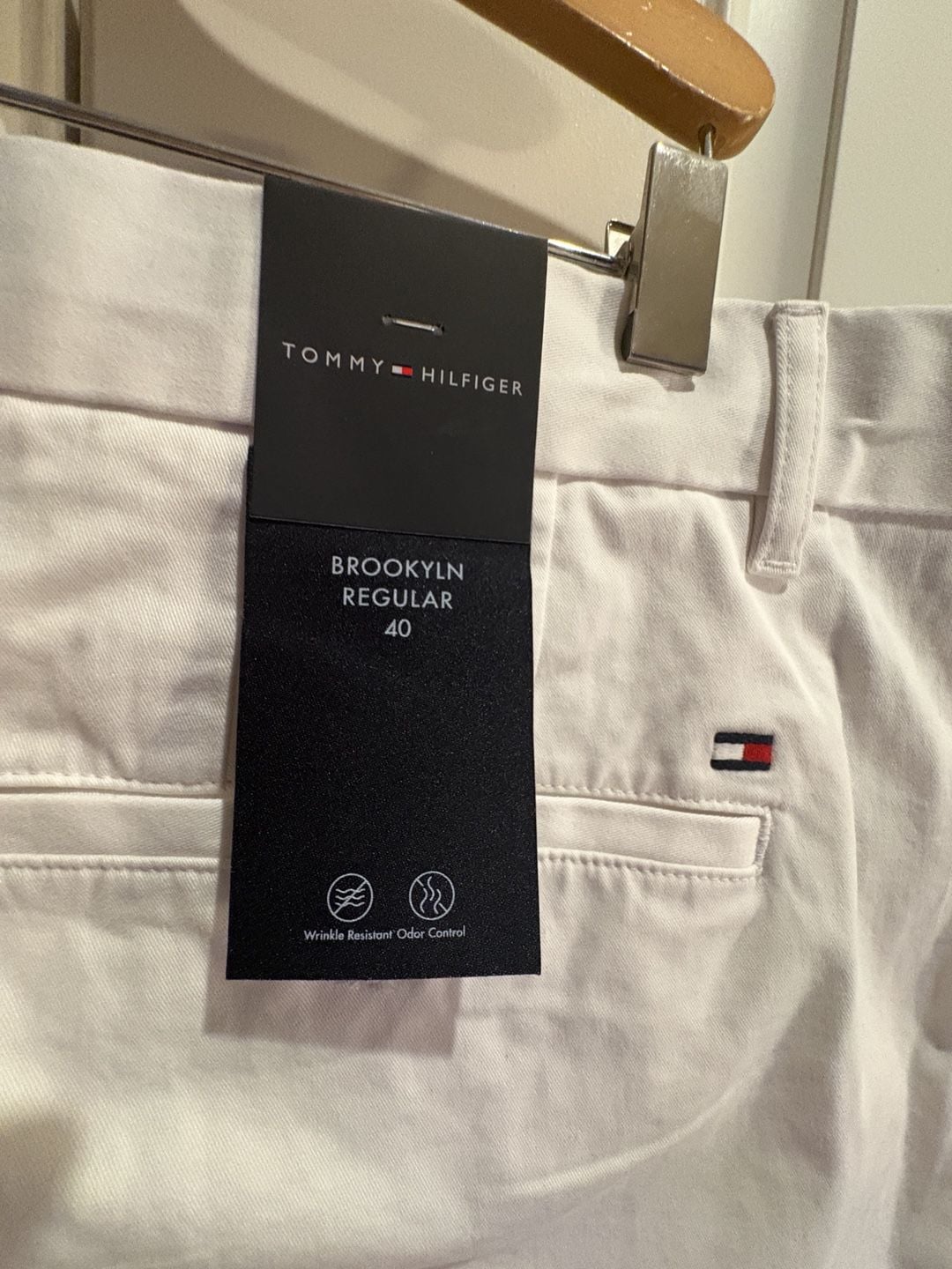 Tommy Hilfiger Brooklyn Regular Shorts Size 40W White 7