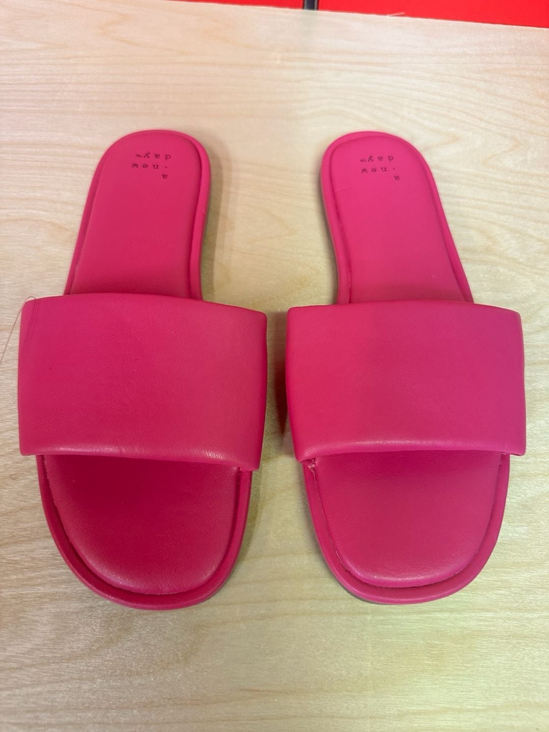A New Day Slide Sandals Size 7 Pink 4