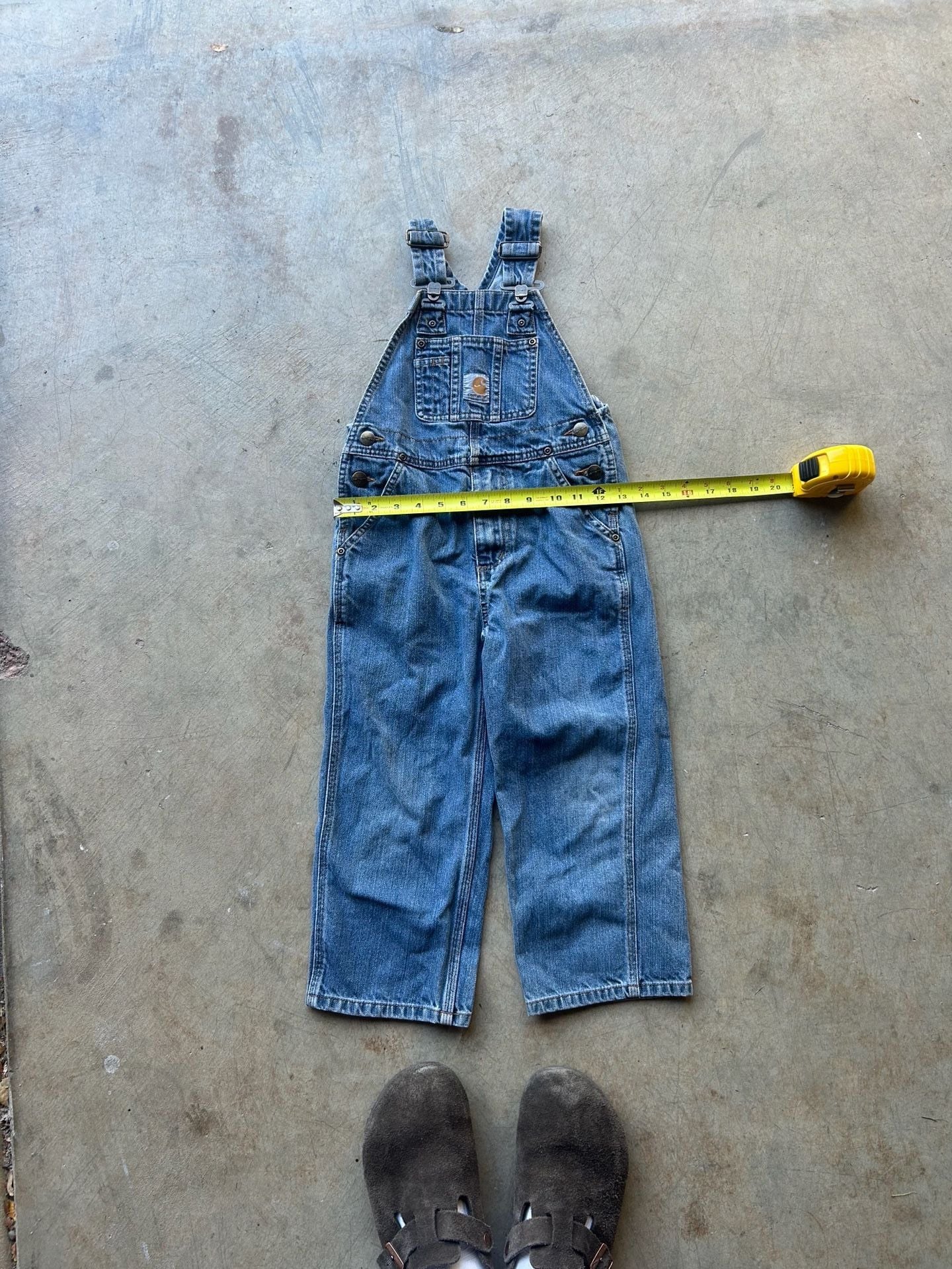 Carhartt Master Cloth Overalls Blue Denim Vintage 5