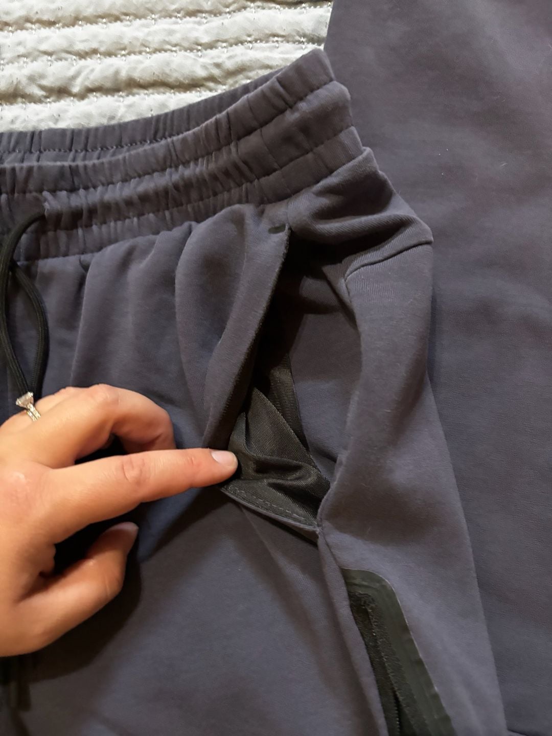 Old Navy Active Dynamic Fleece Jogger Size S Gray/Purple 2