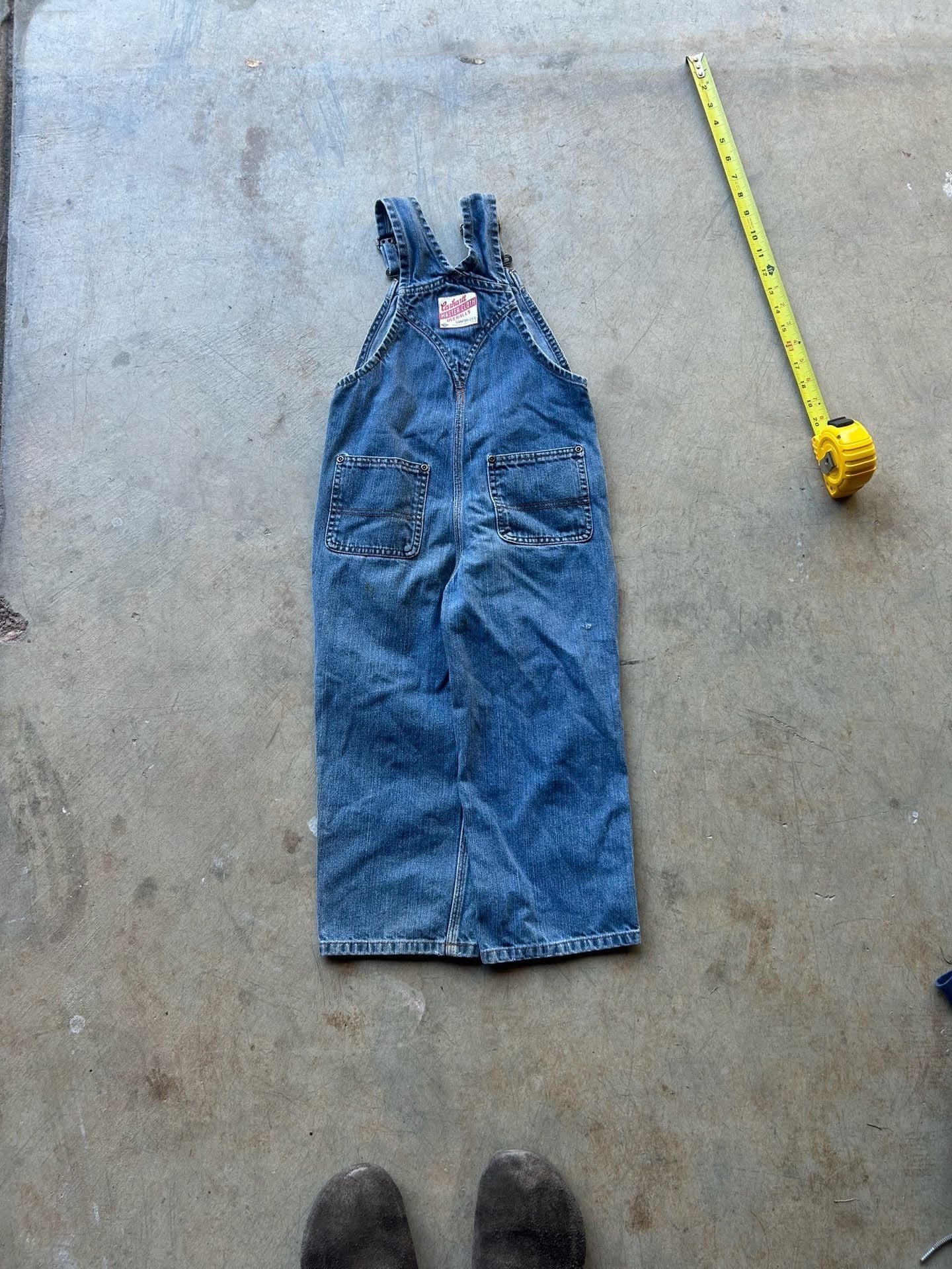 Carhartt Master Cloth Overalls Blue Denim Vintage 6