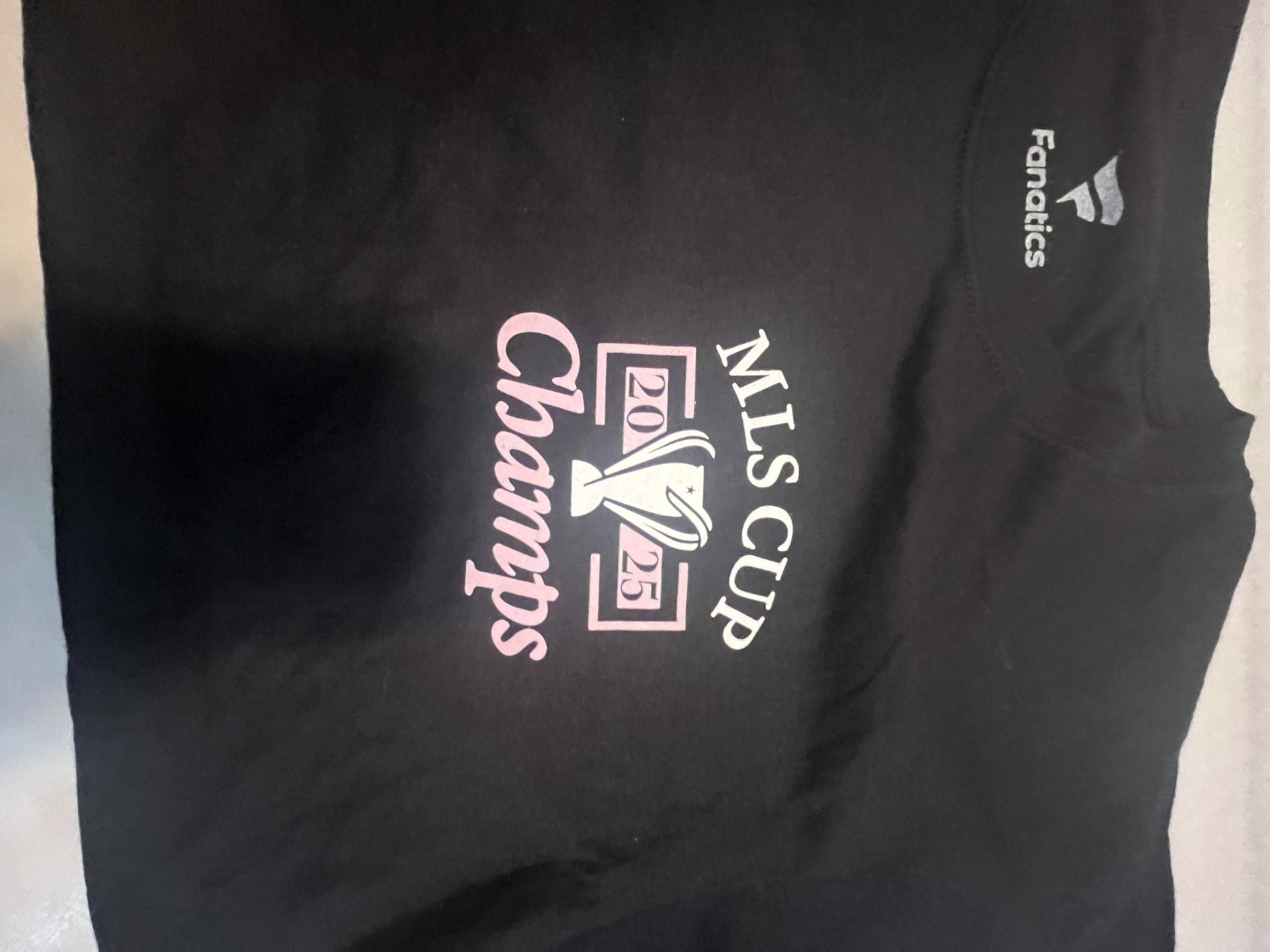 Fanatics Inter Miami Lionel Messi MLS Cup Champs T-Shirt Large Black 4