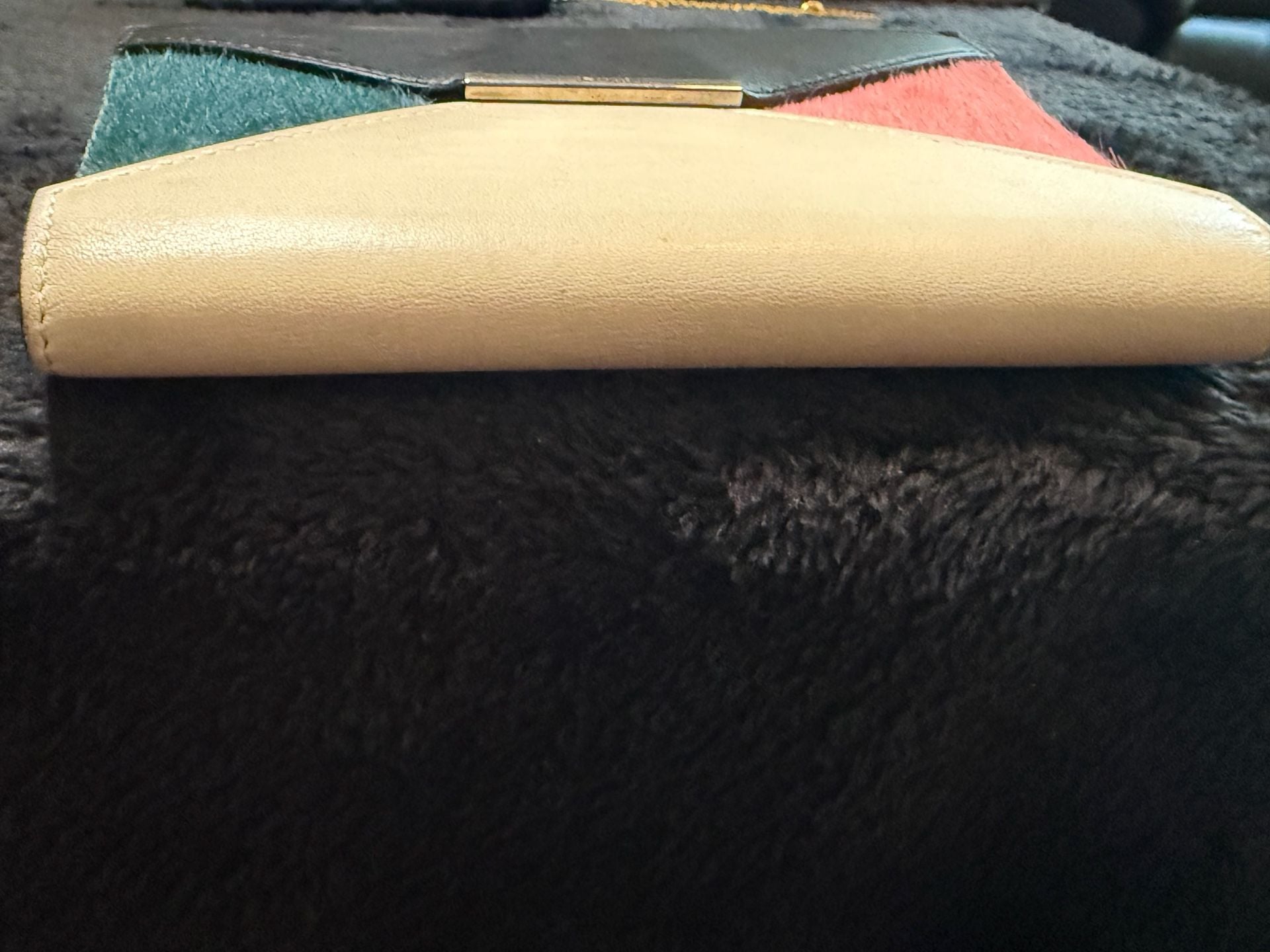 Celine Multicolor Calfskin & Haircalf Envelope Wallet 5