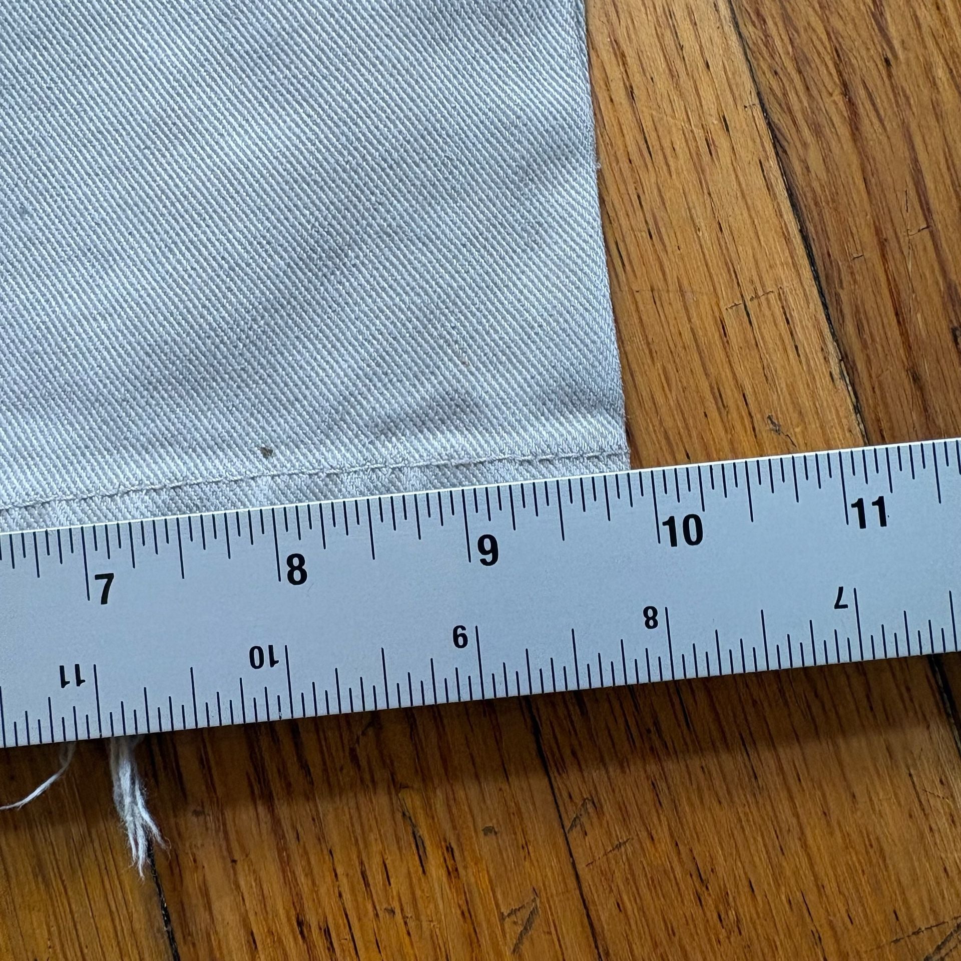 Vintage Fubu Jeans Beige Baggy Denim Pants Size 36x32 7