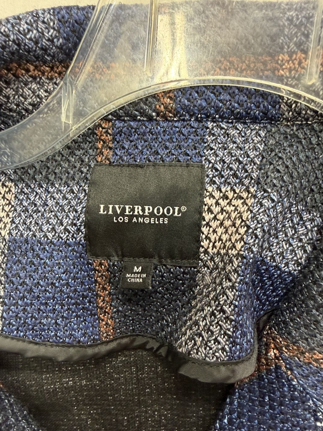 Liverpool Los Angeles Plaid Shirt Jacket Size M 3