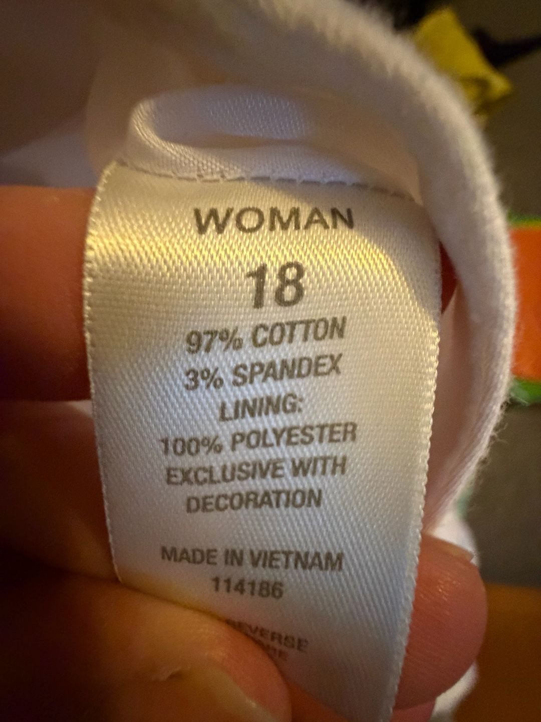 dressbarn Women's Skirt Size 18 White Cotton Blend Button Detail 4