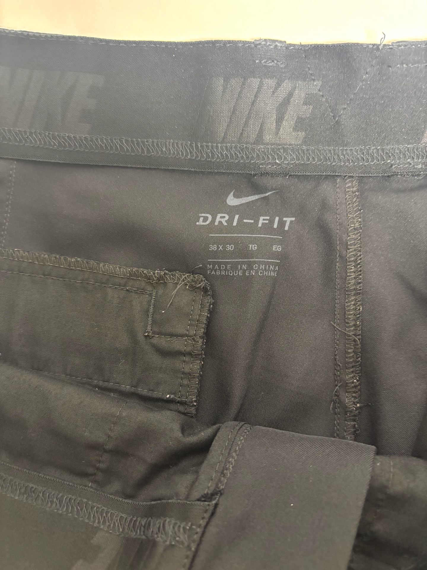 Nike Dri-FIT Pants 38x30 Black Golf 3