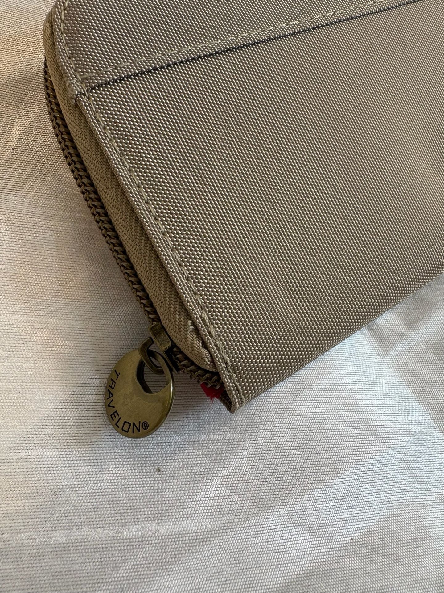 Travelon RFID Blocking Zip Around Wallet Taupe 3