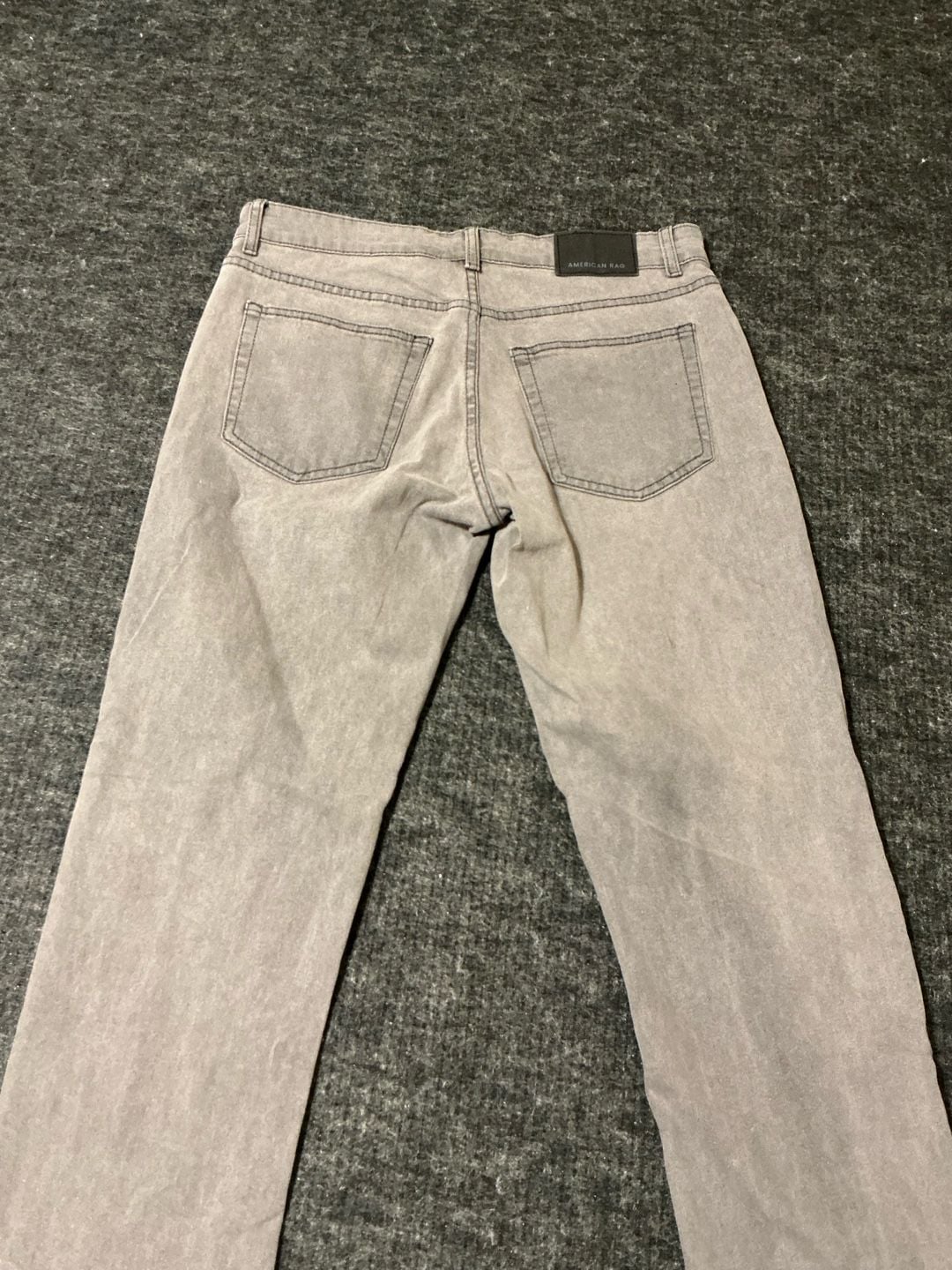 American Rag Slim Jeans Womens Size 30x30 Color Gray 5 Pockets Design  10