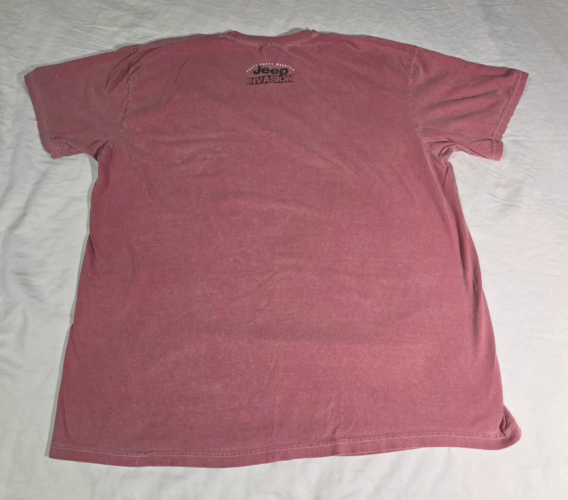 Comfort Colors Jeep Great Smoky Mountain Invasion T-Shirt Size 2XL Red 3