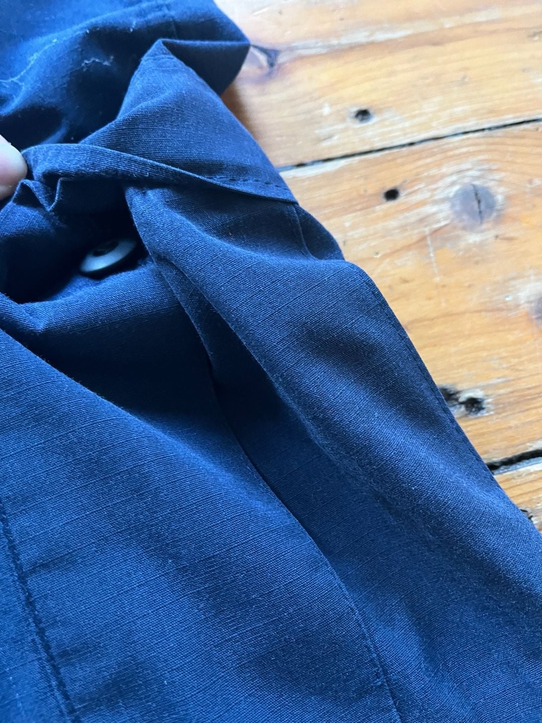 Brigade Quartermasters BDU Combat Cloth Trousers Large Regular Blue Cargo 90s 10