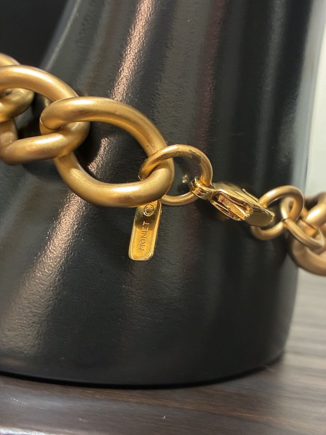 Monet Chunky Gold Tone Chain Link Bracelet 3