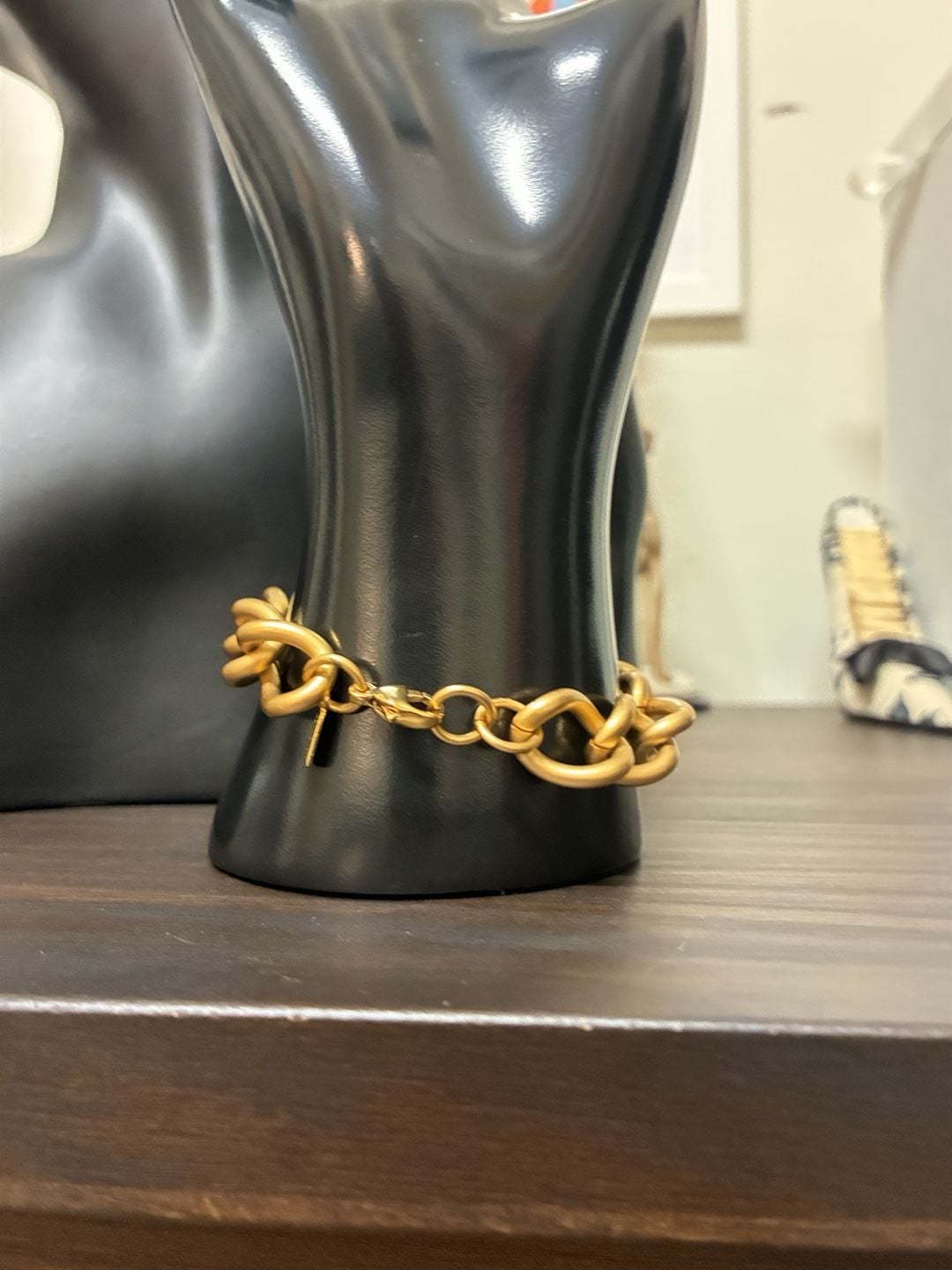 Monet Chunky Gold Tone Chain Link Bracelet 4