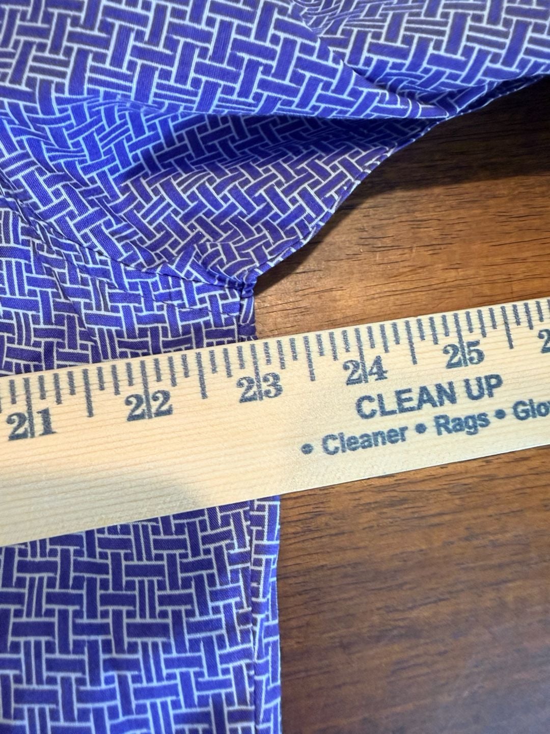 Rockies Western Shirt XL Purple Geometric Long Sleeve Pearl Snap Cotton 7