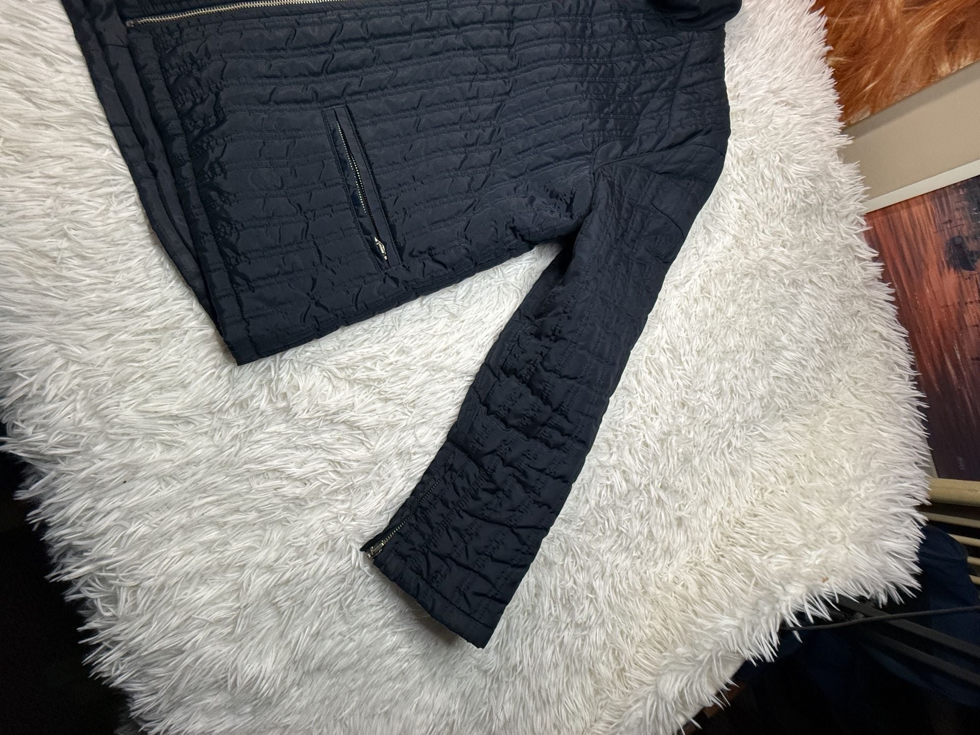 Oakley Software Quilted Jacket Size XL Navy Full Zip Insulated 4