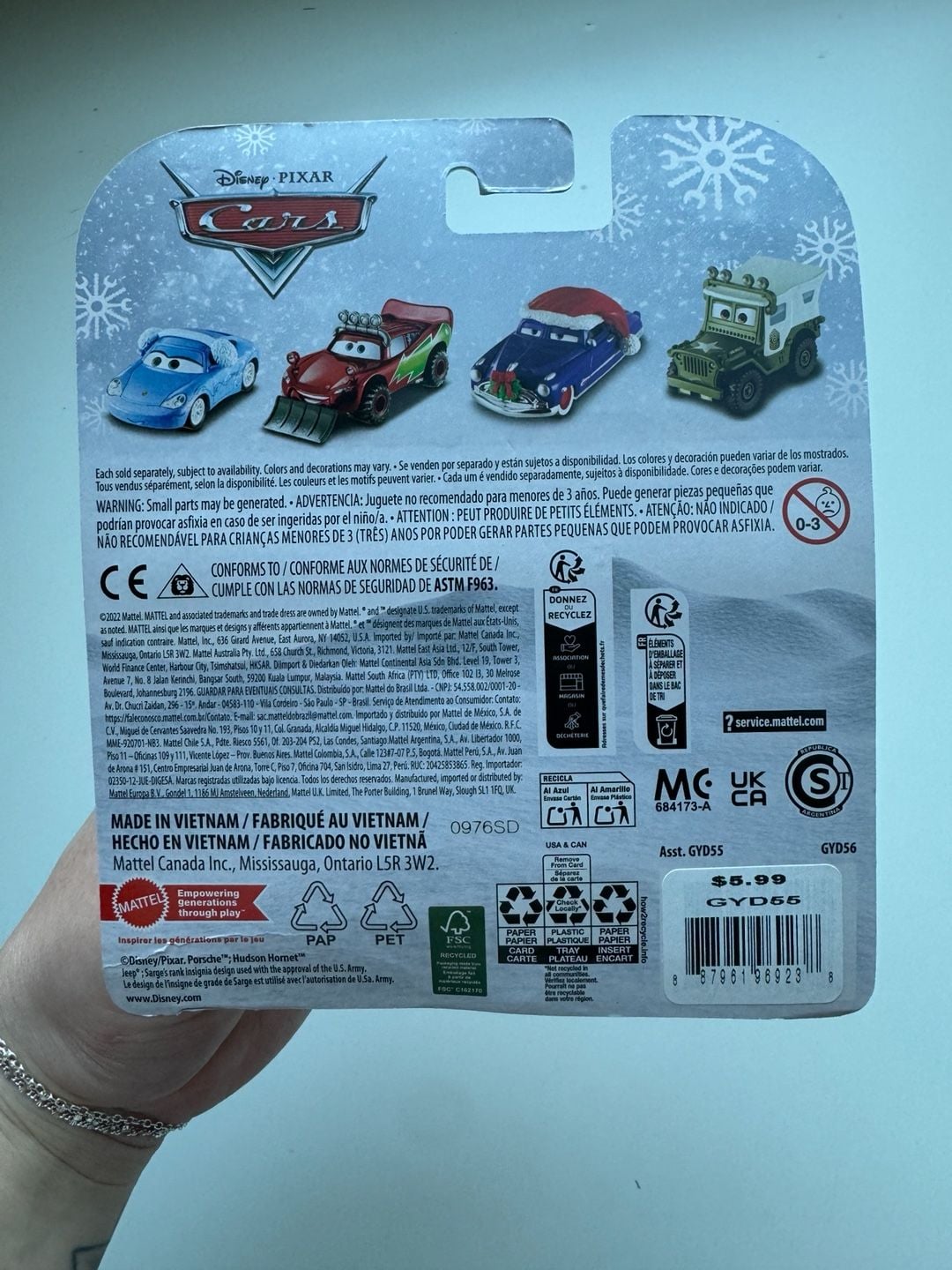 Disney Pixar Cars Mater Holiday Edition Metal Diecast Car 2