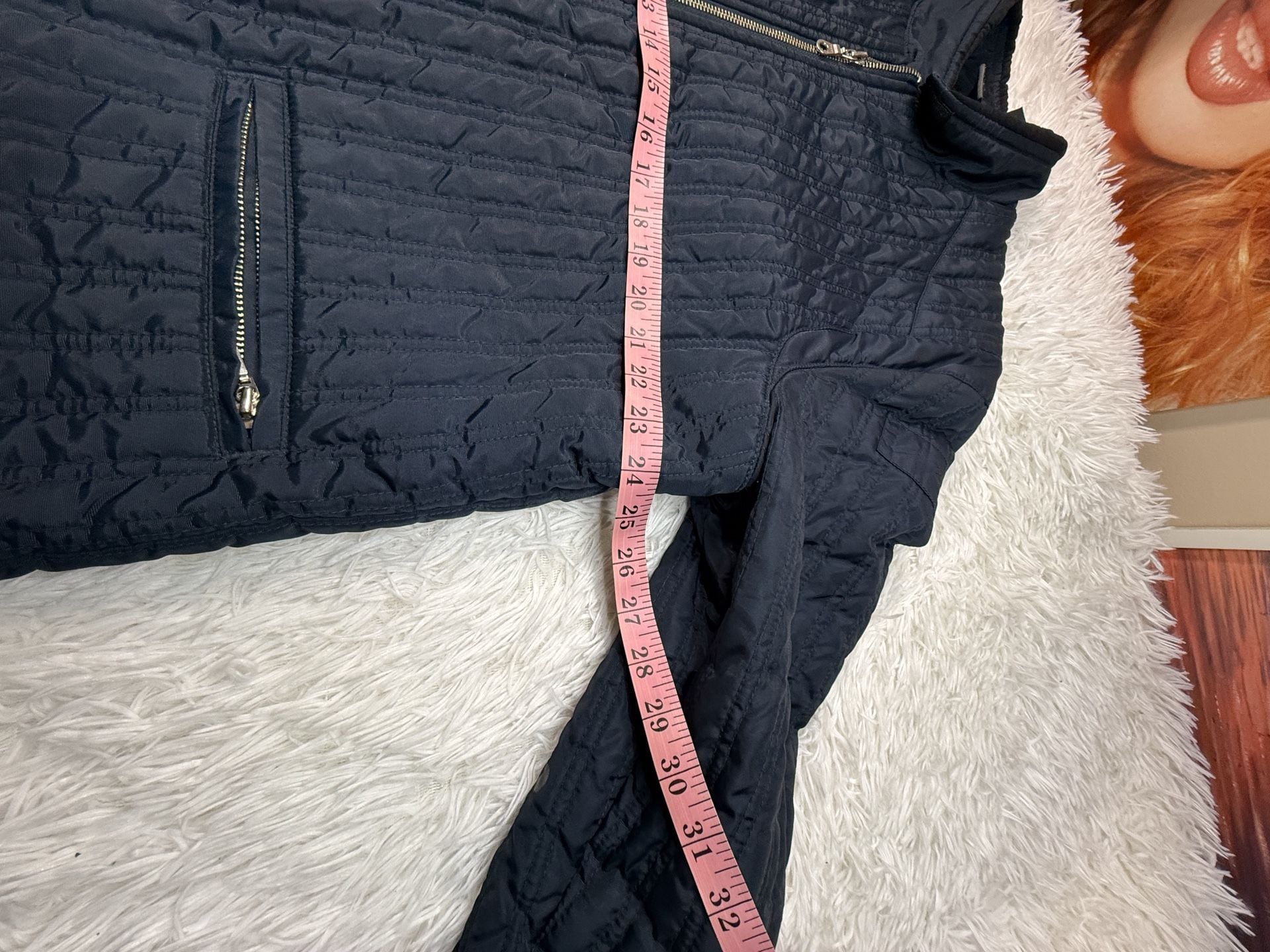 Oakley Software Quilted Jacket Size XL Navy Full Zip Insulated 7