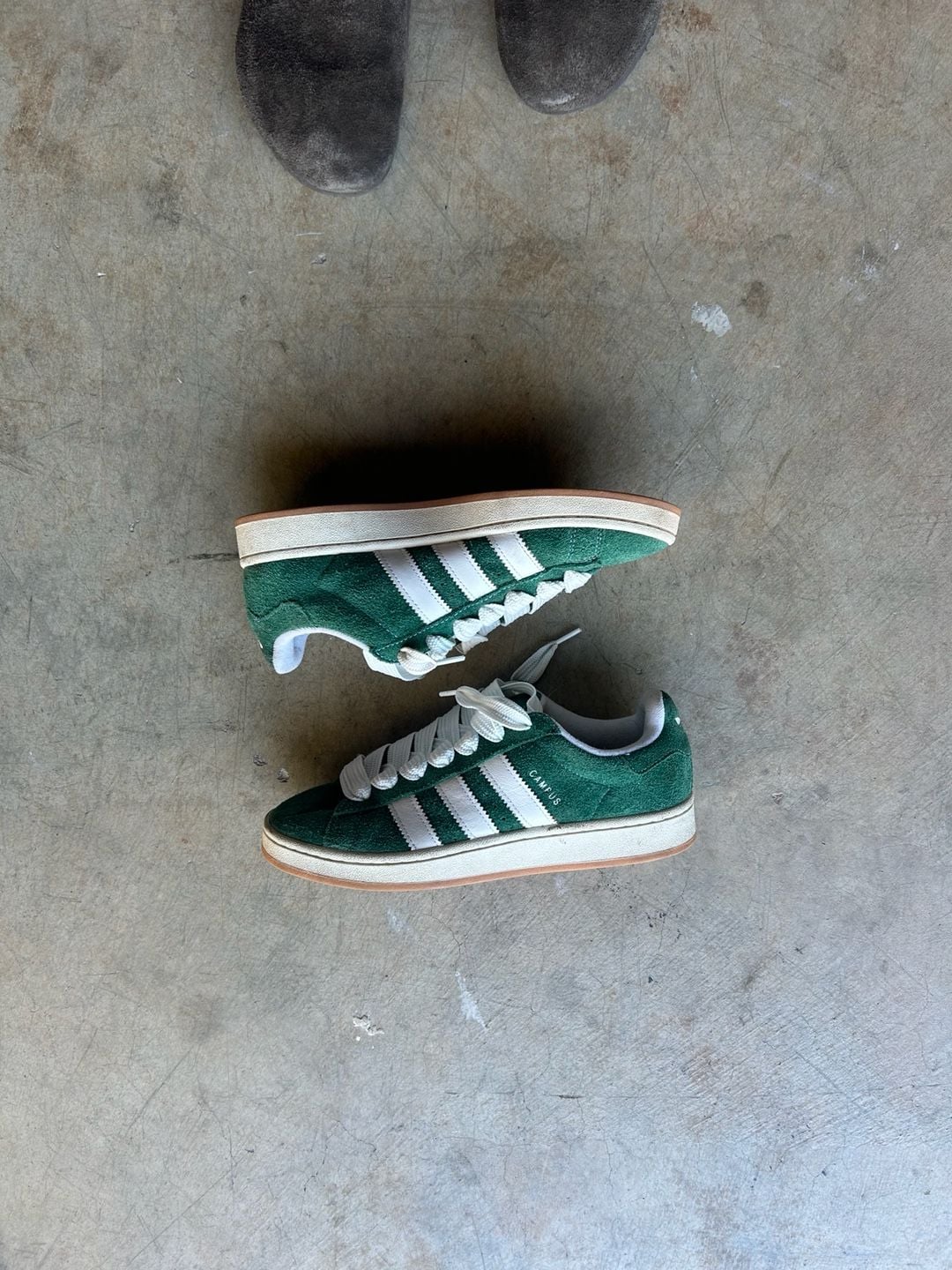 Adidas Campus 00s Green White Sneakers Shoes 3