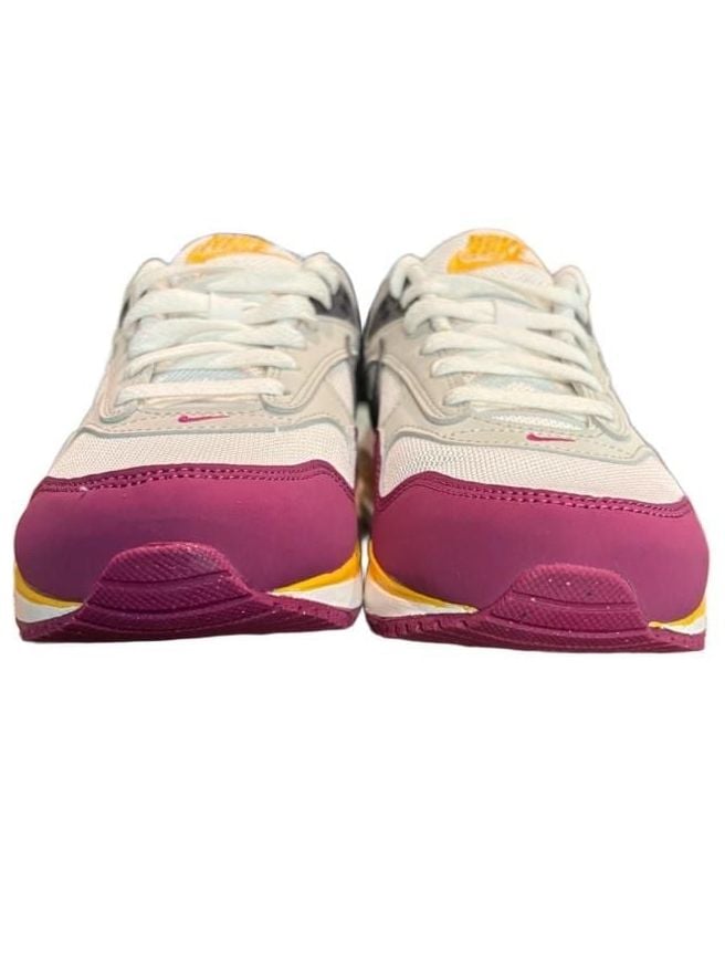 Nike Air Max Excee Size 8 women/ 6.5 men White Burgundy Yellow 3