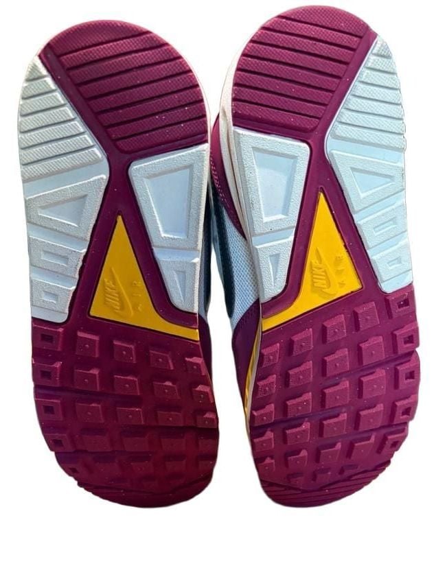 Nike Air Max Excee Size 8 women/ 6.5 men White Burgundy Yellow 8