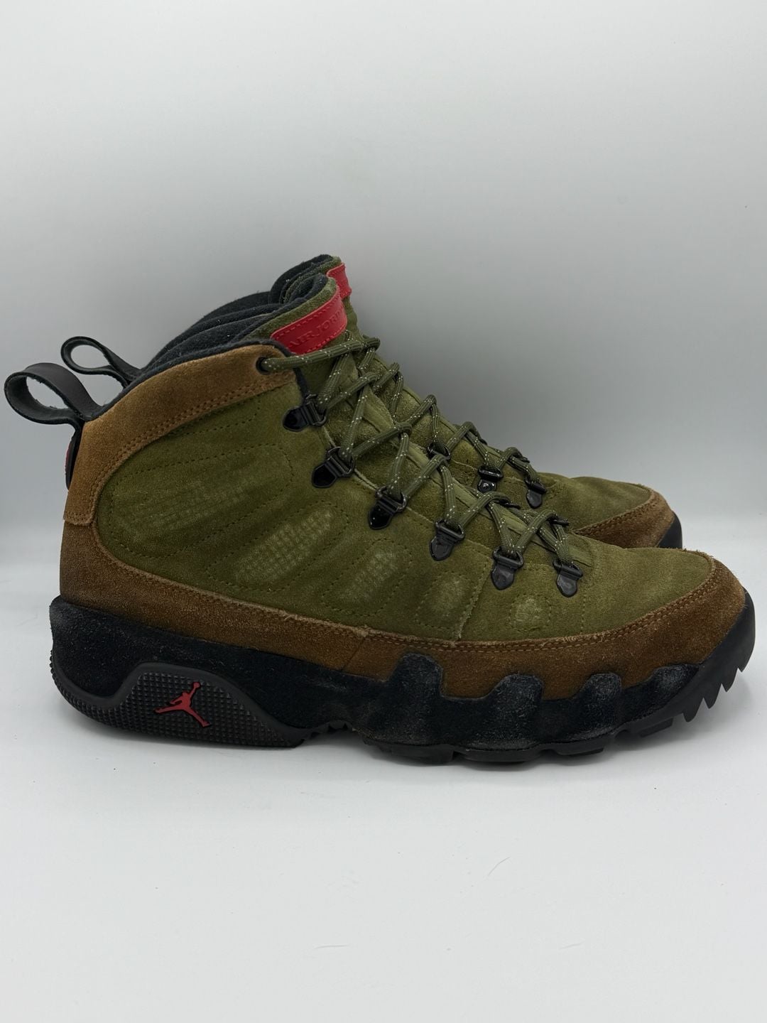 Nike Air Jordan 9 Retro Boot NRG Olive Black AR4491-200 Men’s Size 10.5 6