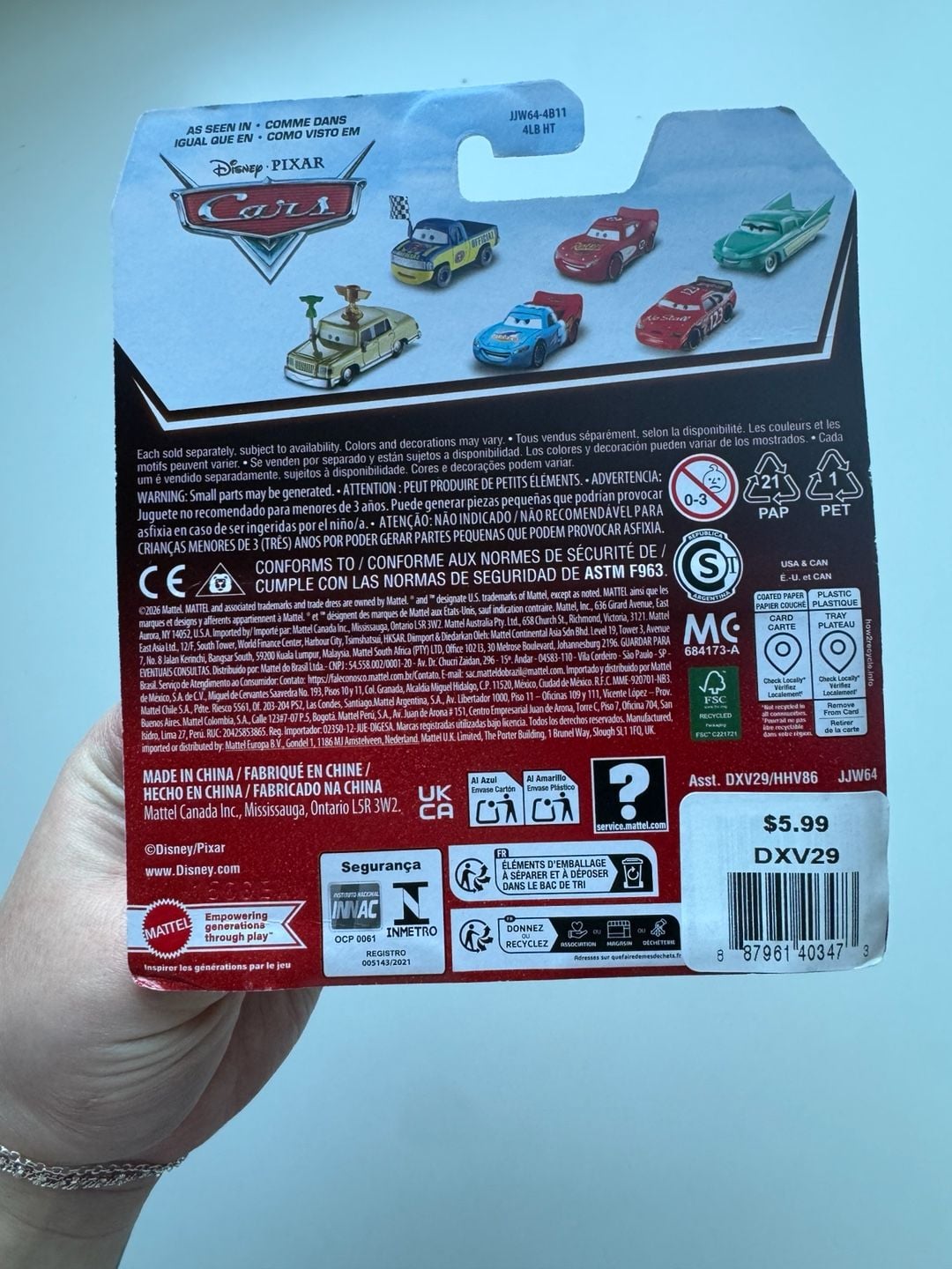 Mattel Disney Pixar Cars Rotor Turbosky Diecast New 2