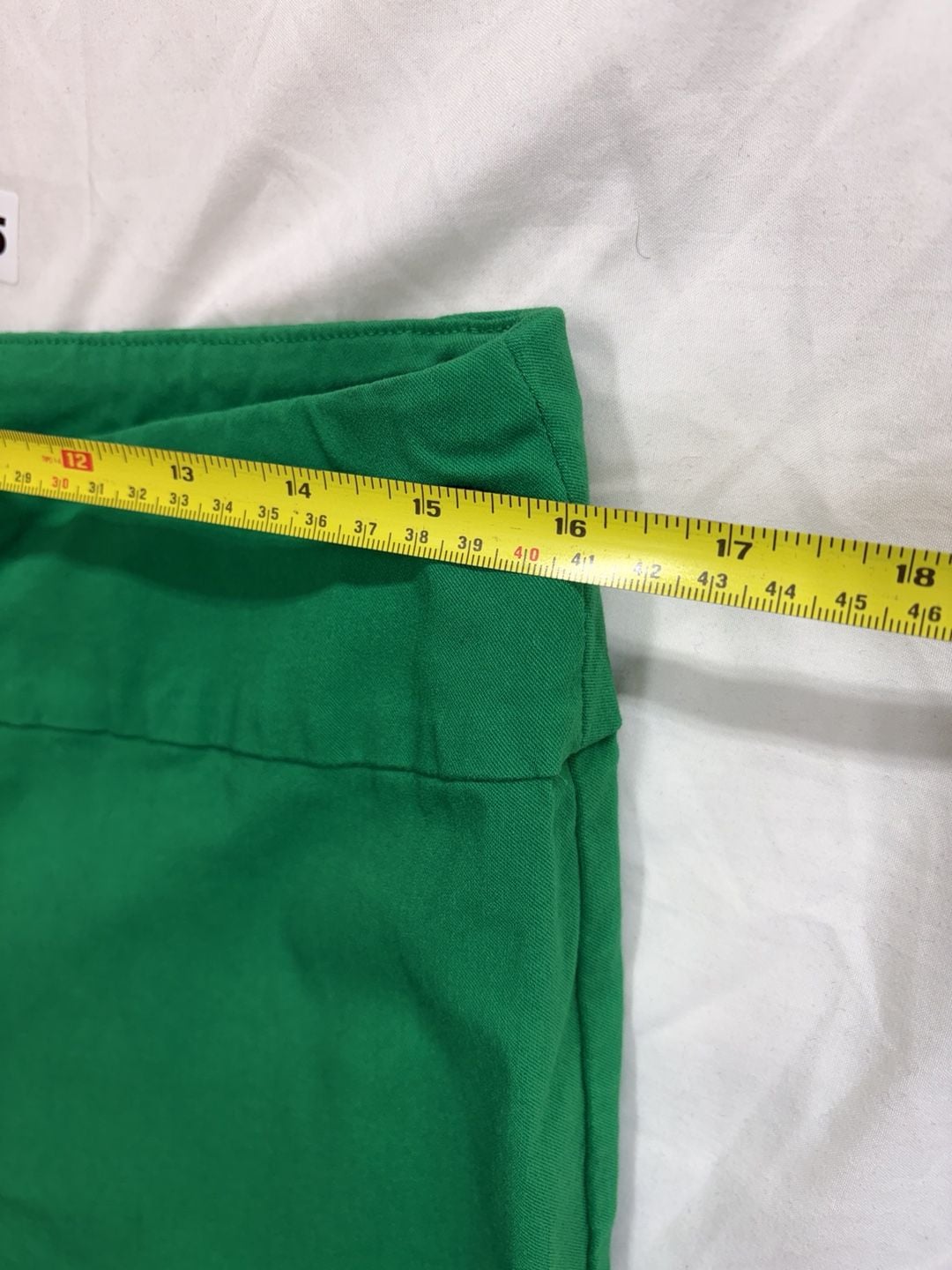 Zac & Rachel Green Pants Size 12 Grommet Hem Details 4