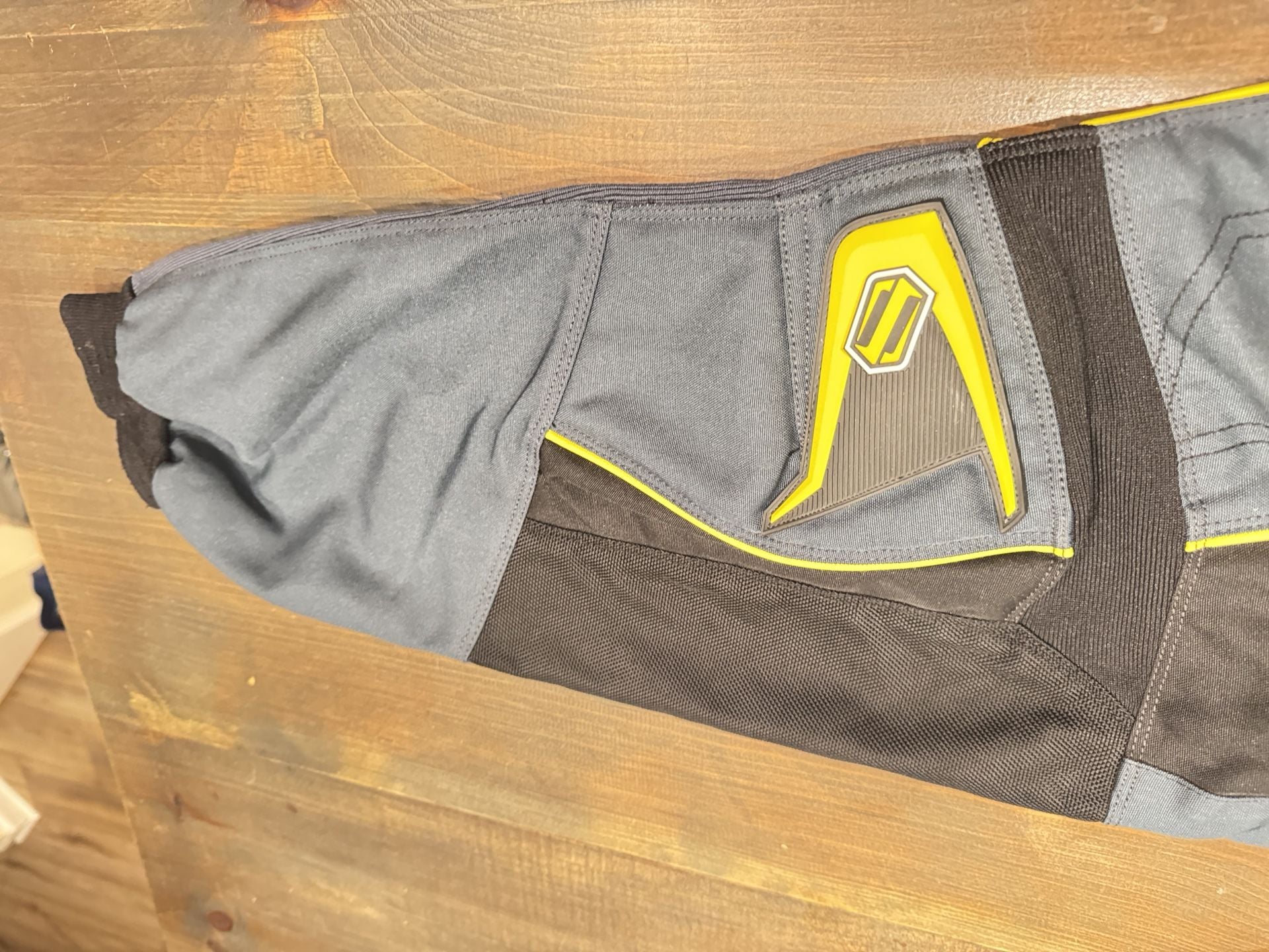 Shift Racing Assault Motocross Pants Gray Yellow Size 28 12