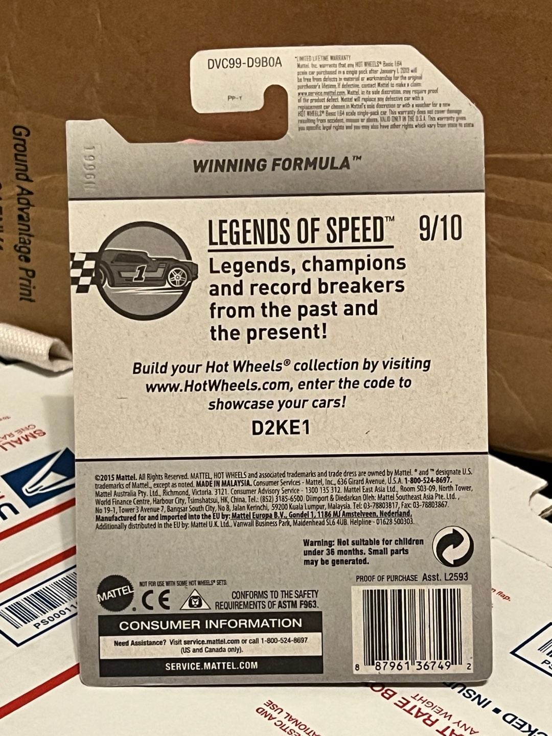 Hot Wheels Winning Formula Legends Of Speed 9/10 6