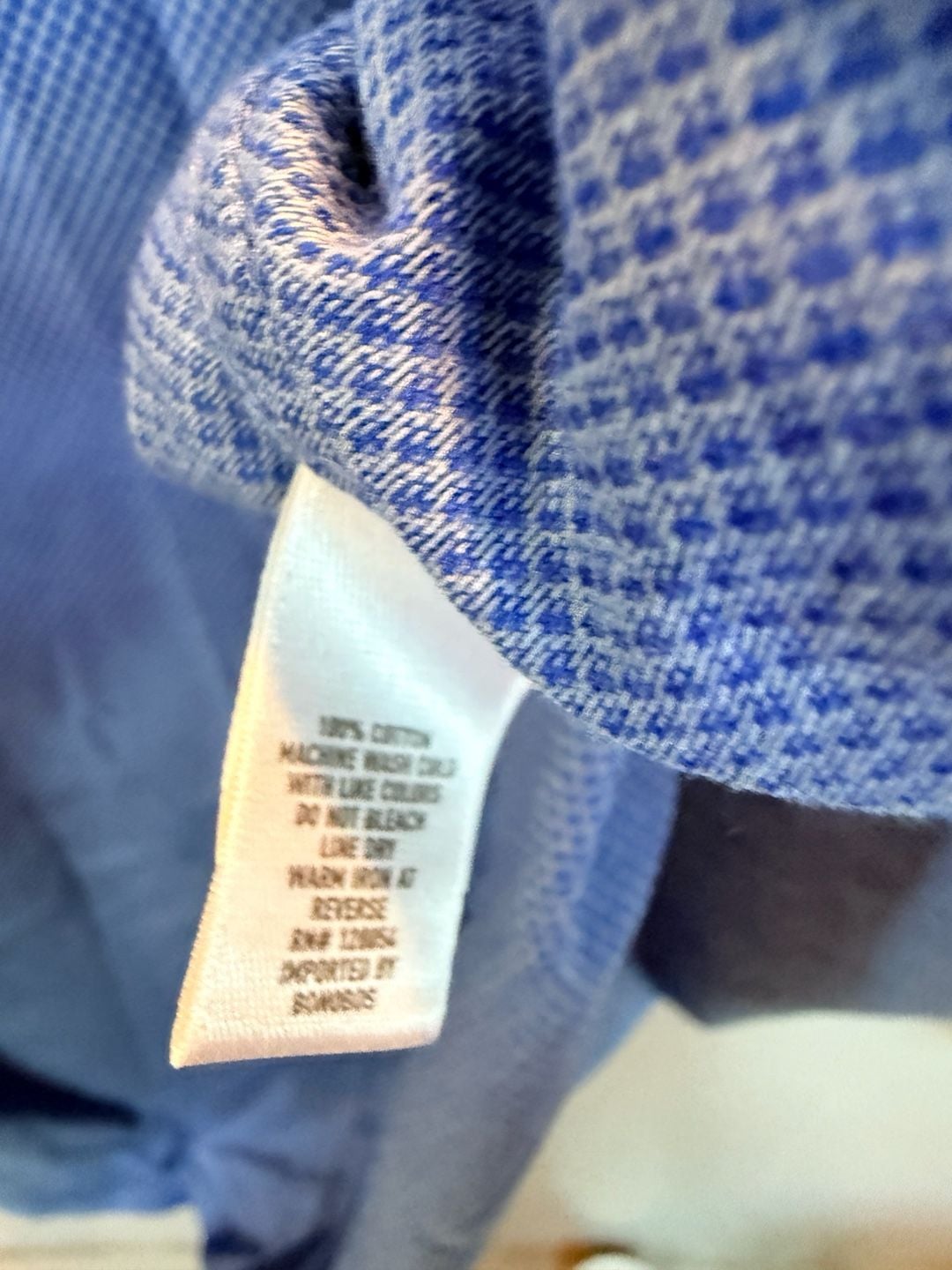 Bonobos Stretch Dress Shirt Size XXL Blue Micro Pattern Slim Fit 4