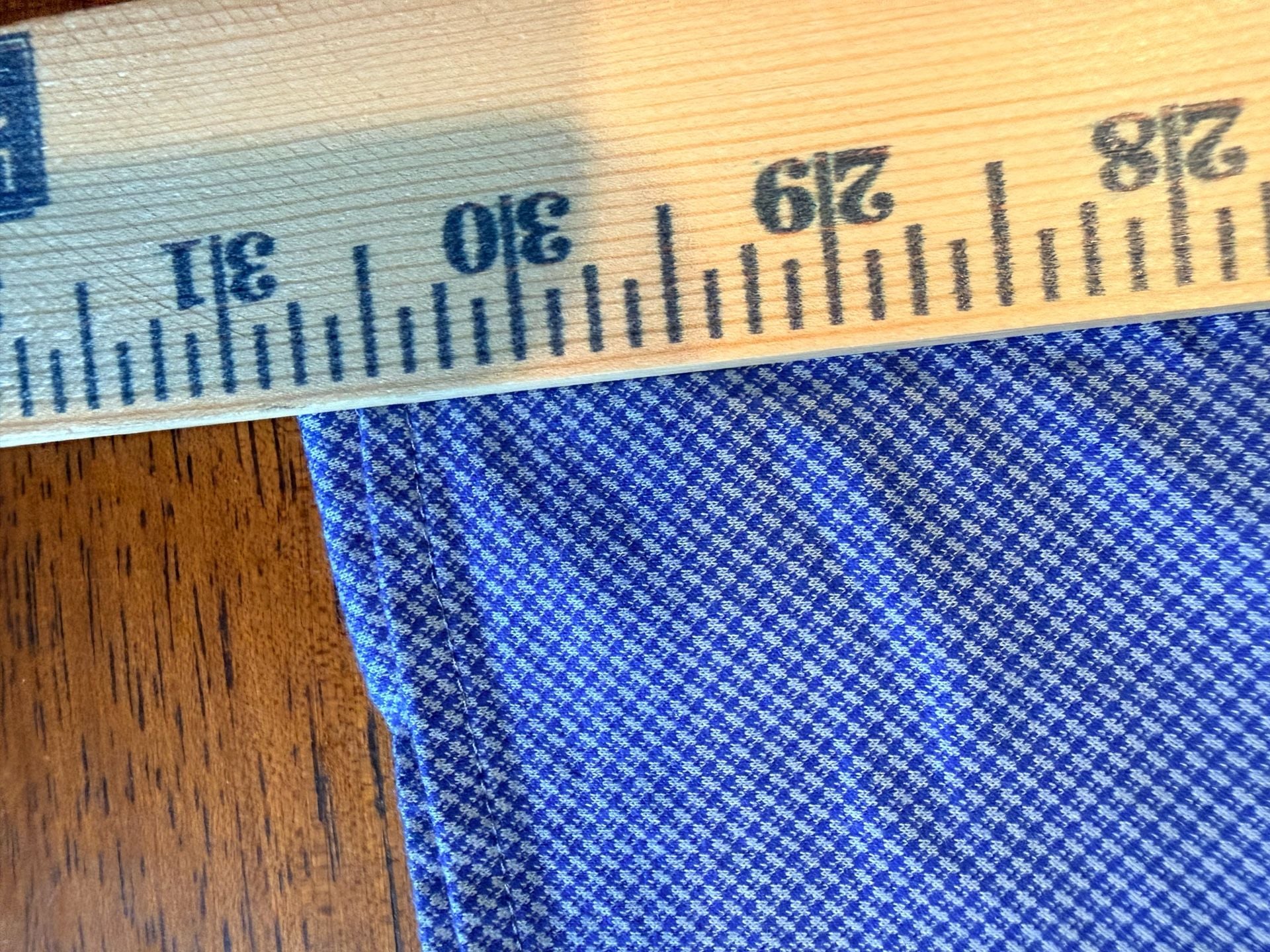 Bonobos Stretch Dress Shirt Size XXL Blue Micro Pattern Slim Fit 8