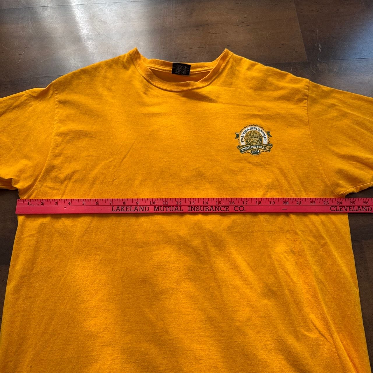 PGA Championship Whistling Straits 2004 T-Shirt Yellow 6
