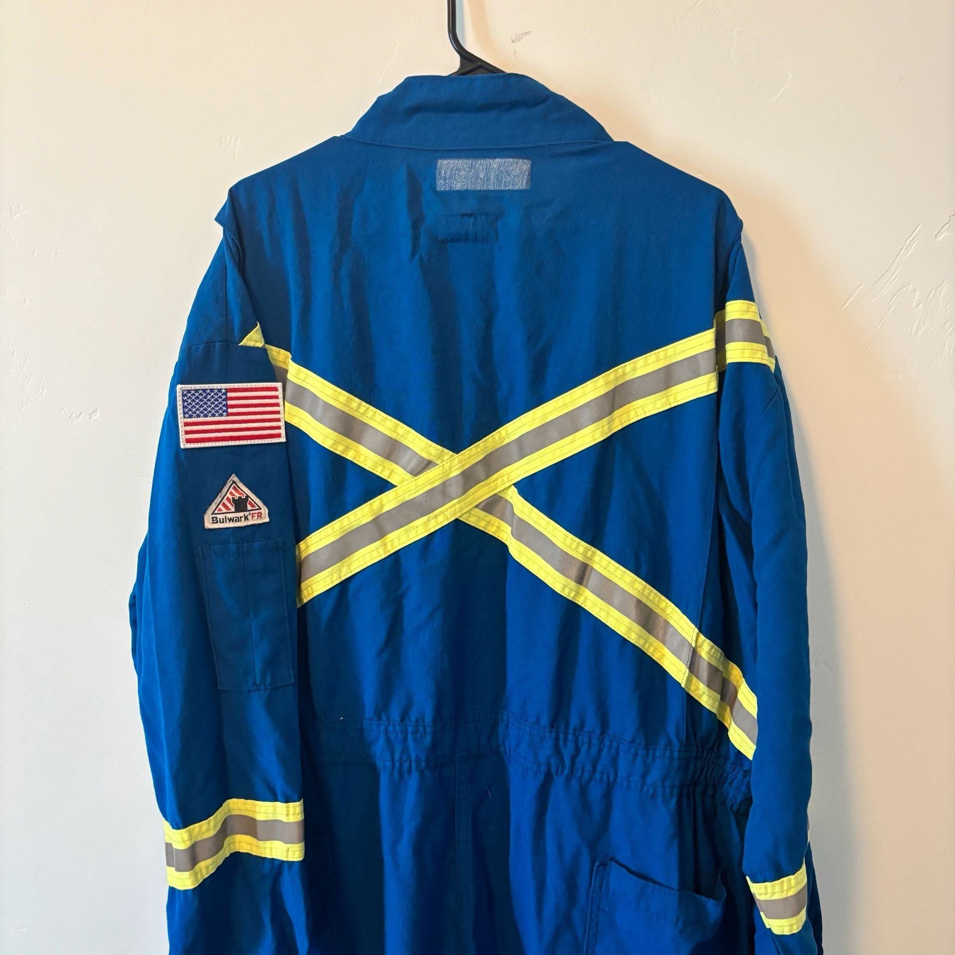 Bulwark Protective Apparel Flame Resistant Coveralls Size 56-RG Blue 5