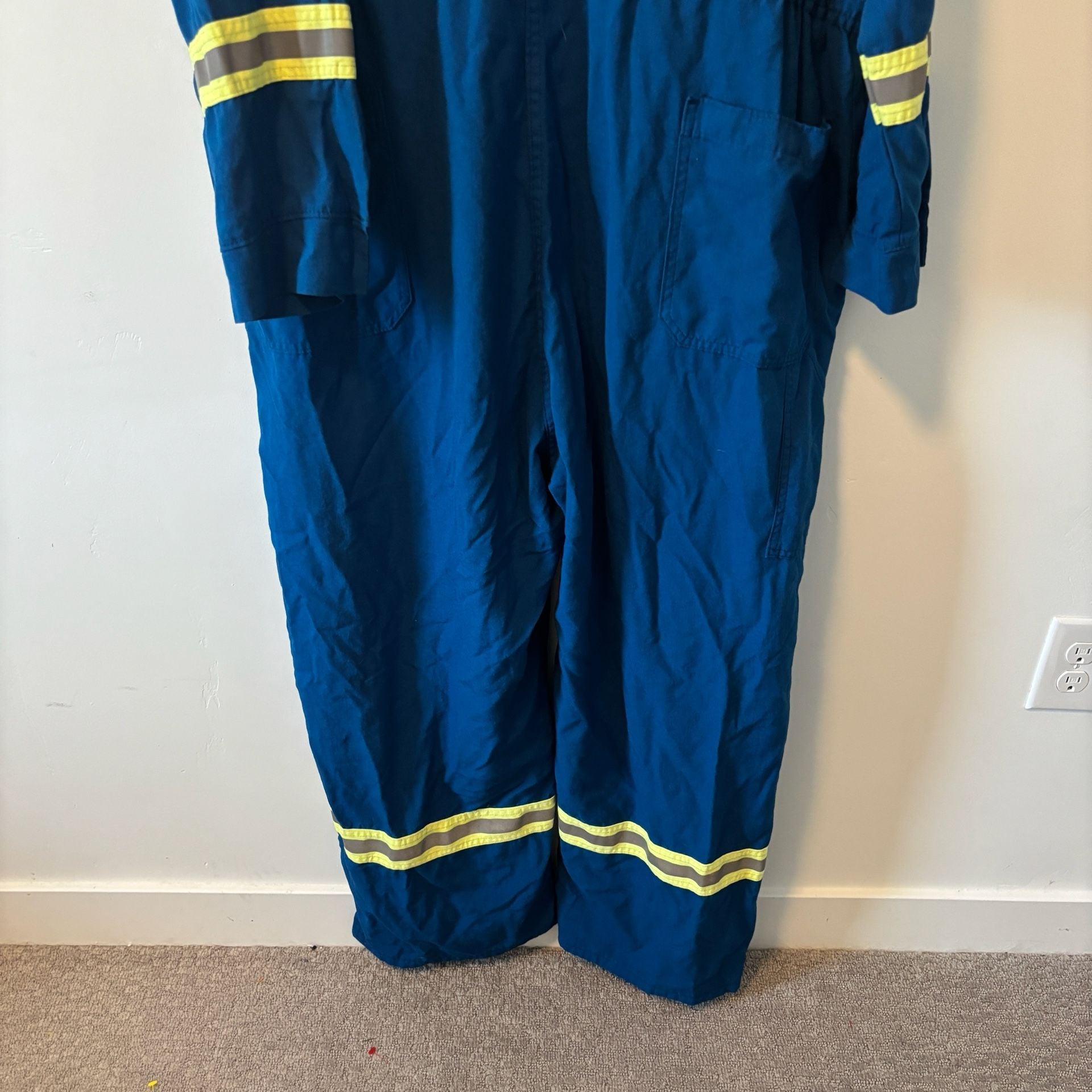 Bulwark Protective Apparel Flame Resistant Coveralls Size 56-RG Blue 6