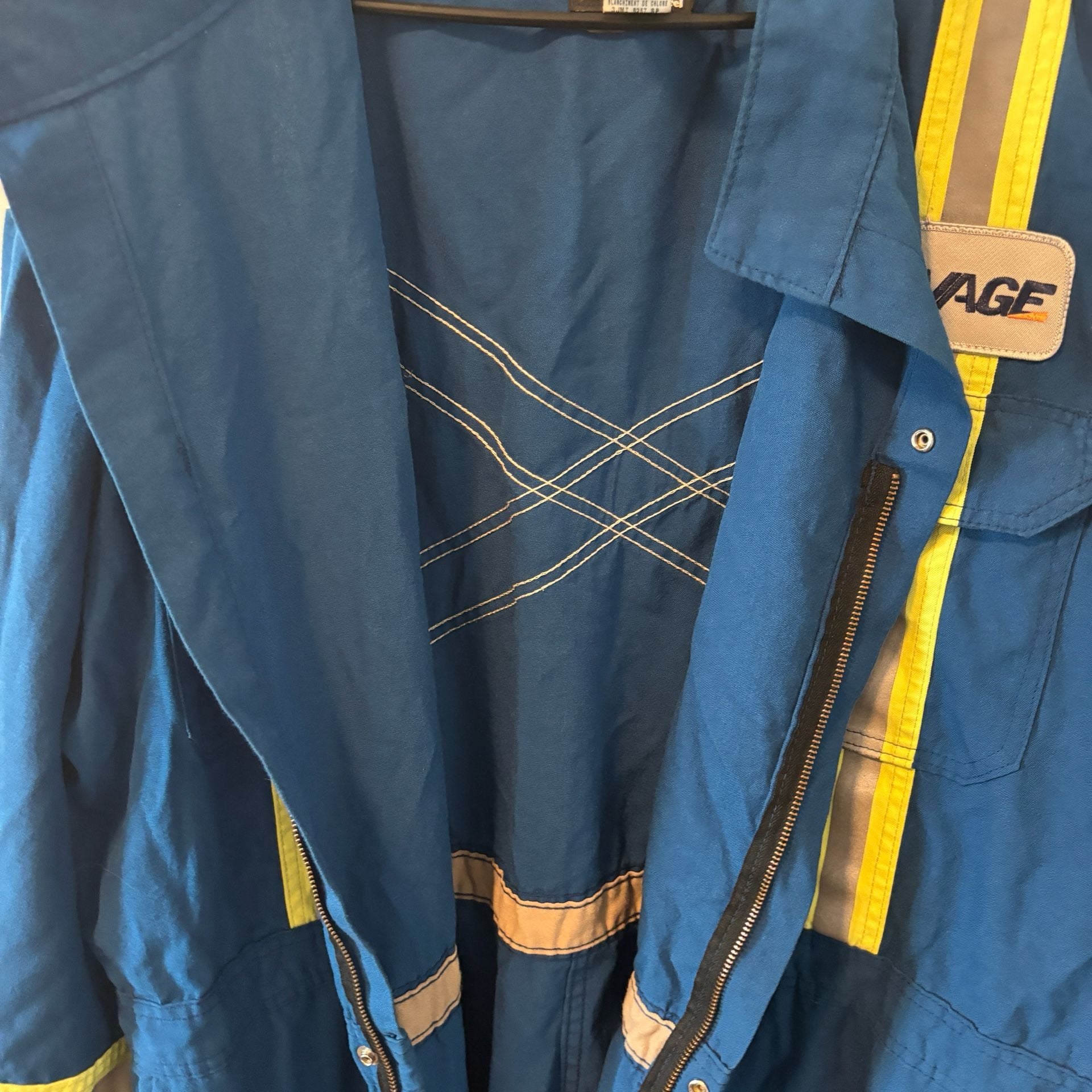 Bulwark Protective Apparel Flame Resistant Coveralls Size 56-RG Blue 9
