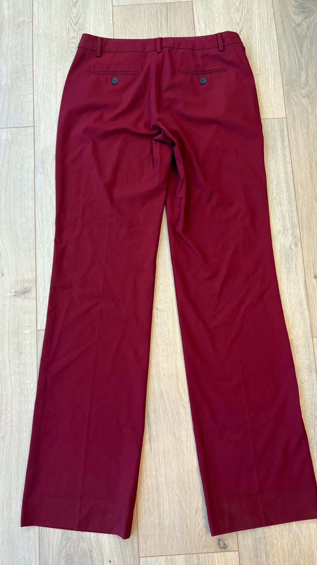The Limited Dress Pants Size 4L Burgundy Bootcut Slacks 6