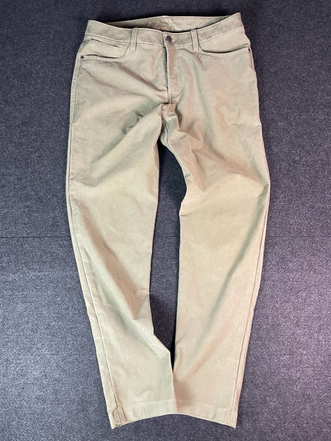 Lululemon Commission Pants Size 32x32 Slim Fit Tan 2