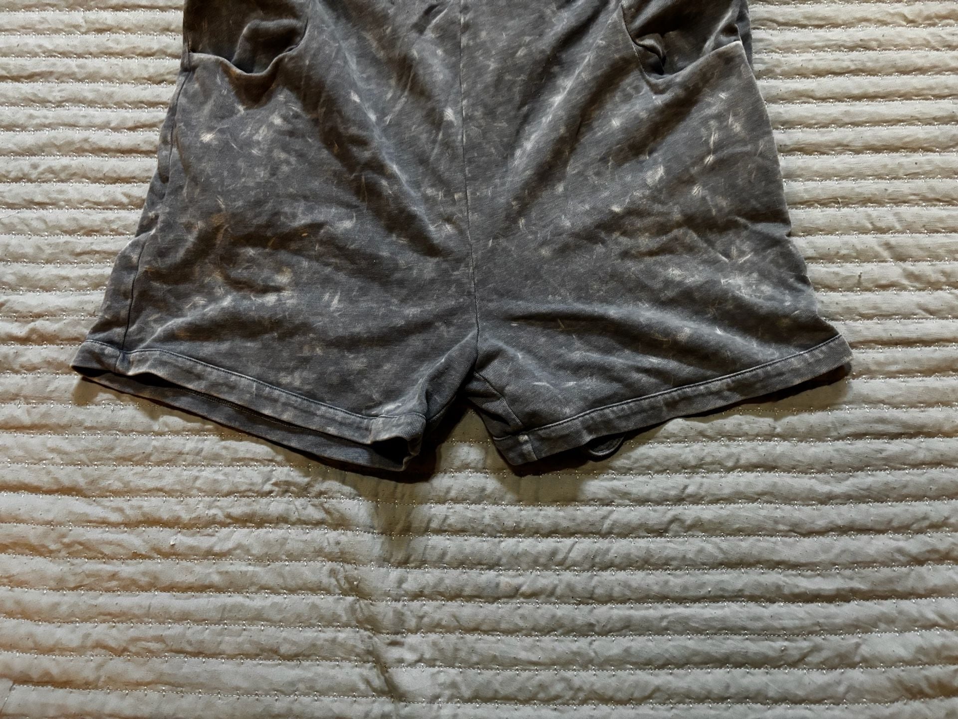 Sincerely Jules Romper Size S Mineral Wash Blue 5