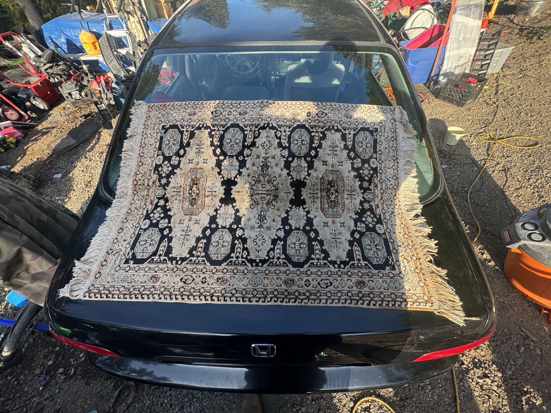 Stylemaster Vintage Asmara Area Rug 27x54 Black 1
