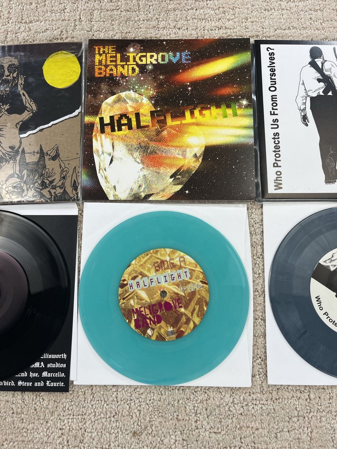 Lot of 4 Rare Indie Rock Punk Experimental Vinyl 7 Inch Records 5
