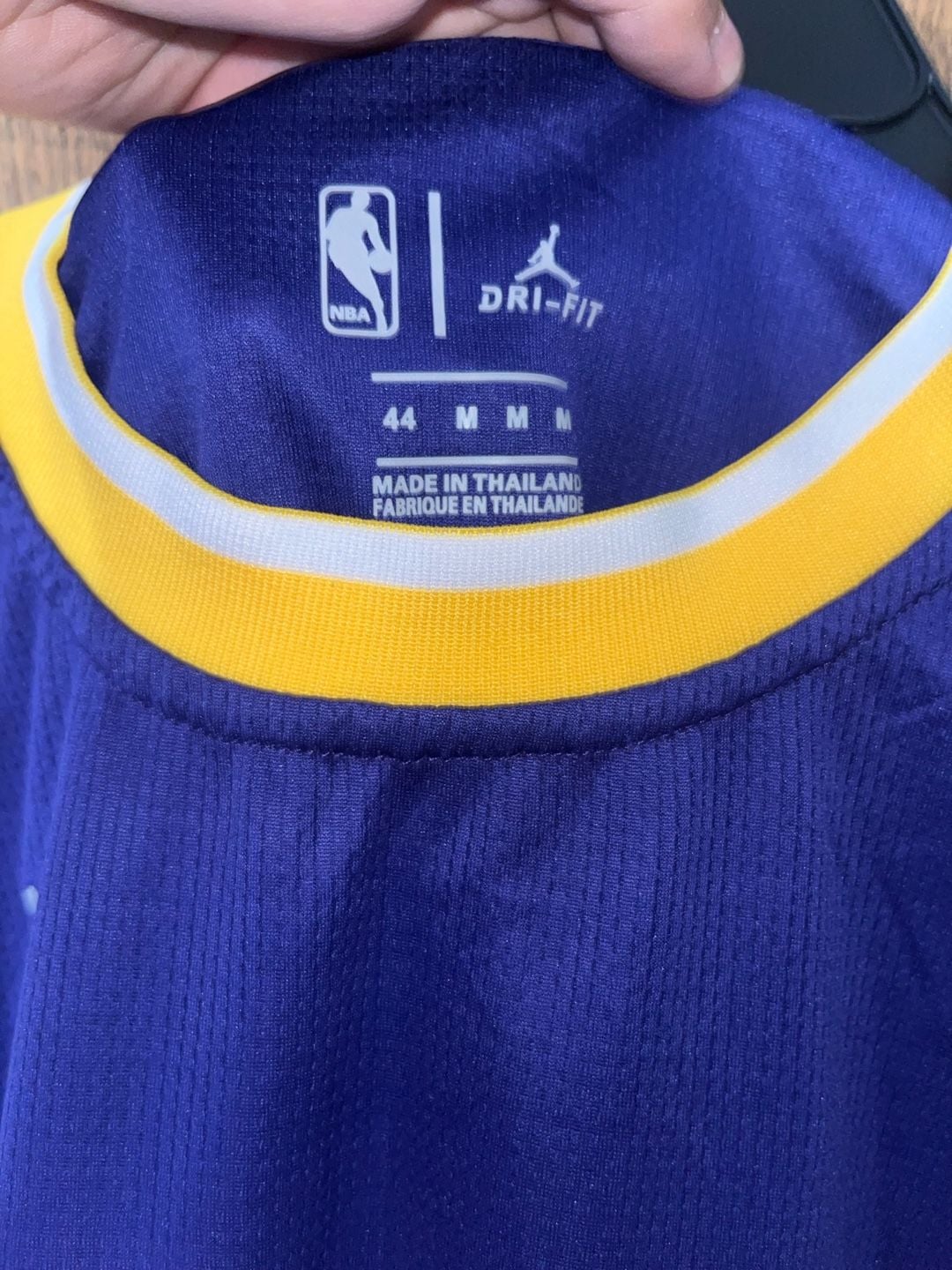 Jordan LA Lakers Kobe Bryant 24 Jersey Size 48 4