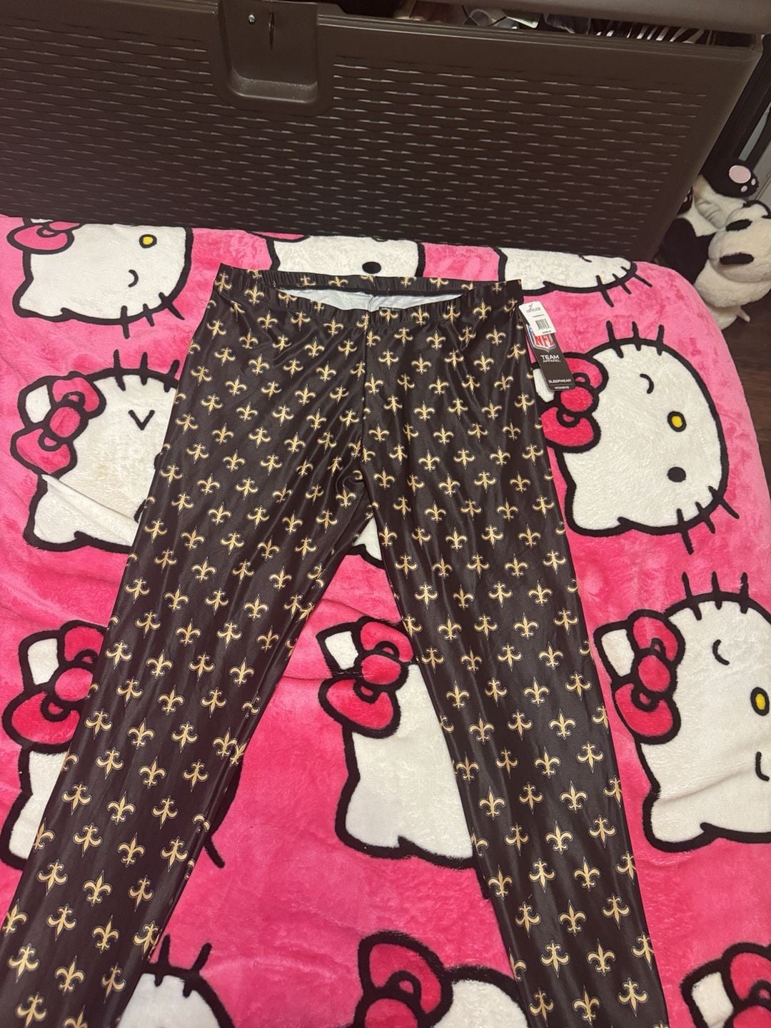 NFL Team Apparel New Orleans Saints legging Pants Size M 1