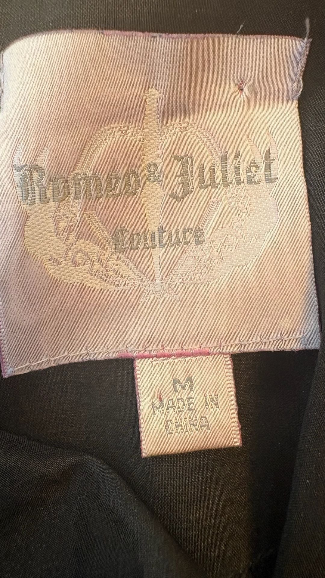 Romeo & Juliet Couture Strapless Dress Size M Black Layered Cocktail 3