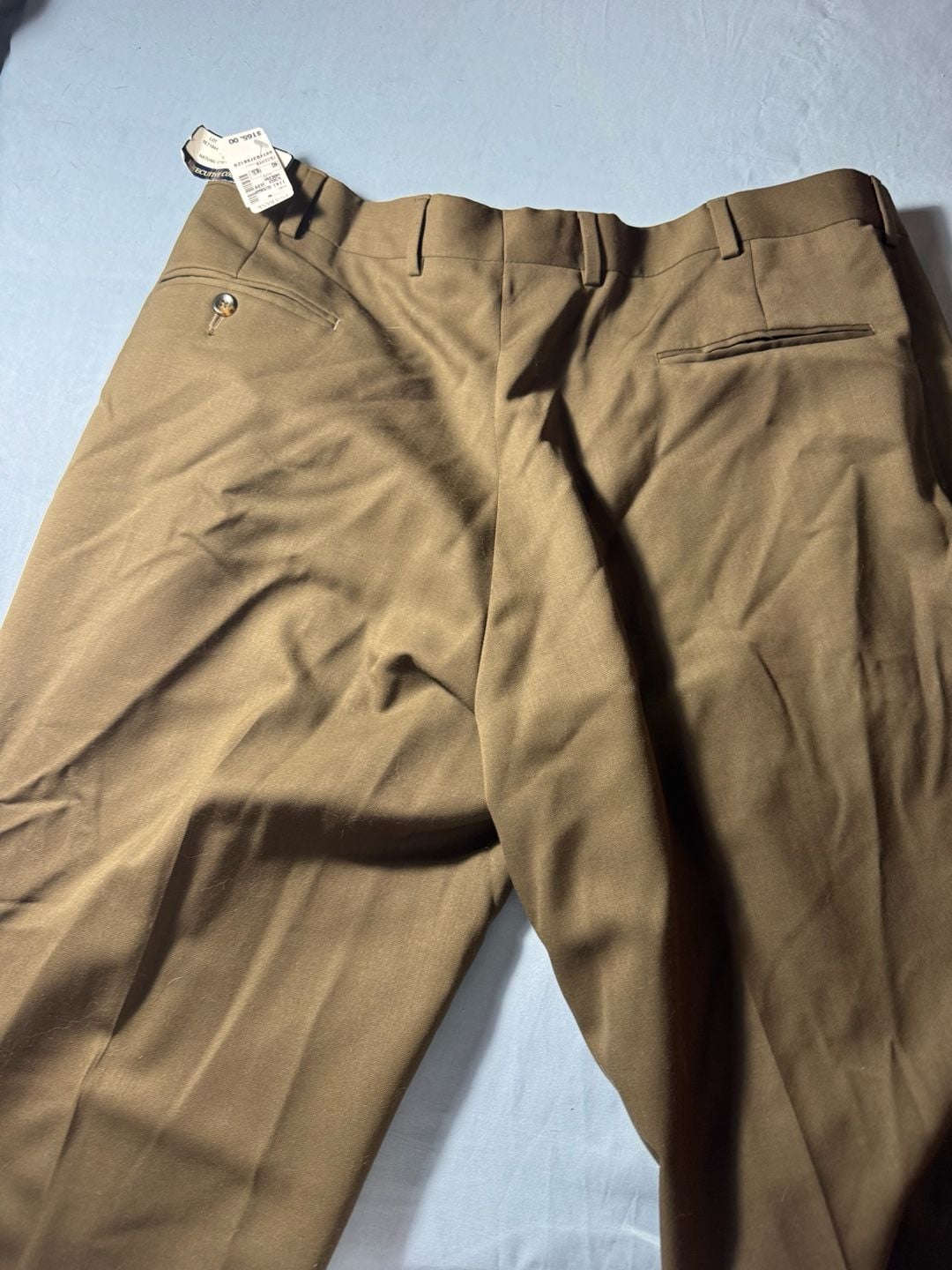Jos. A. Bank Wool Dress Pants Size 40 REG Mocha Gabardine NWT 6