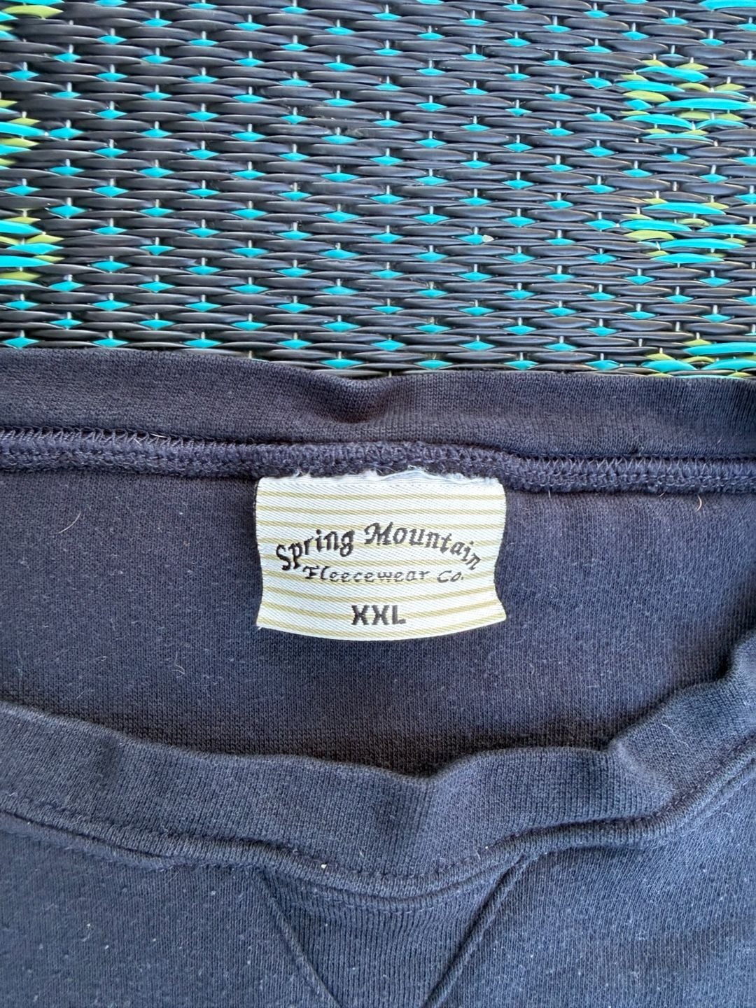 Spring Mountain San Francisco Sweatshirt Size XXL Blue Embroidered Vintage 4