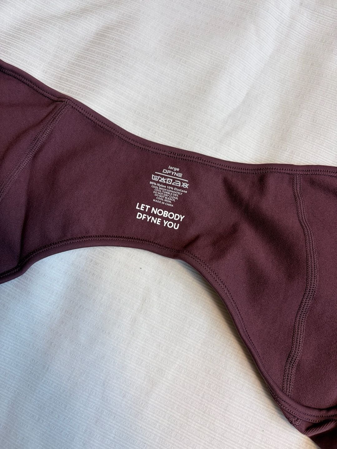DFYNE 3-Piece Athletic Set Size Large Plum 7