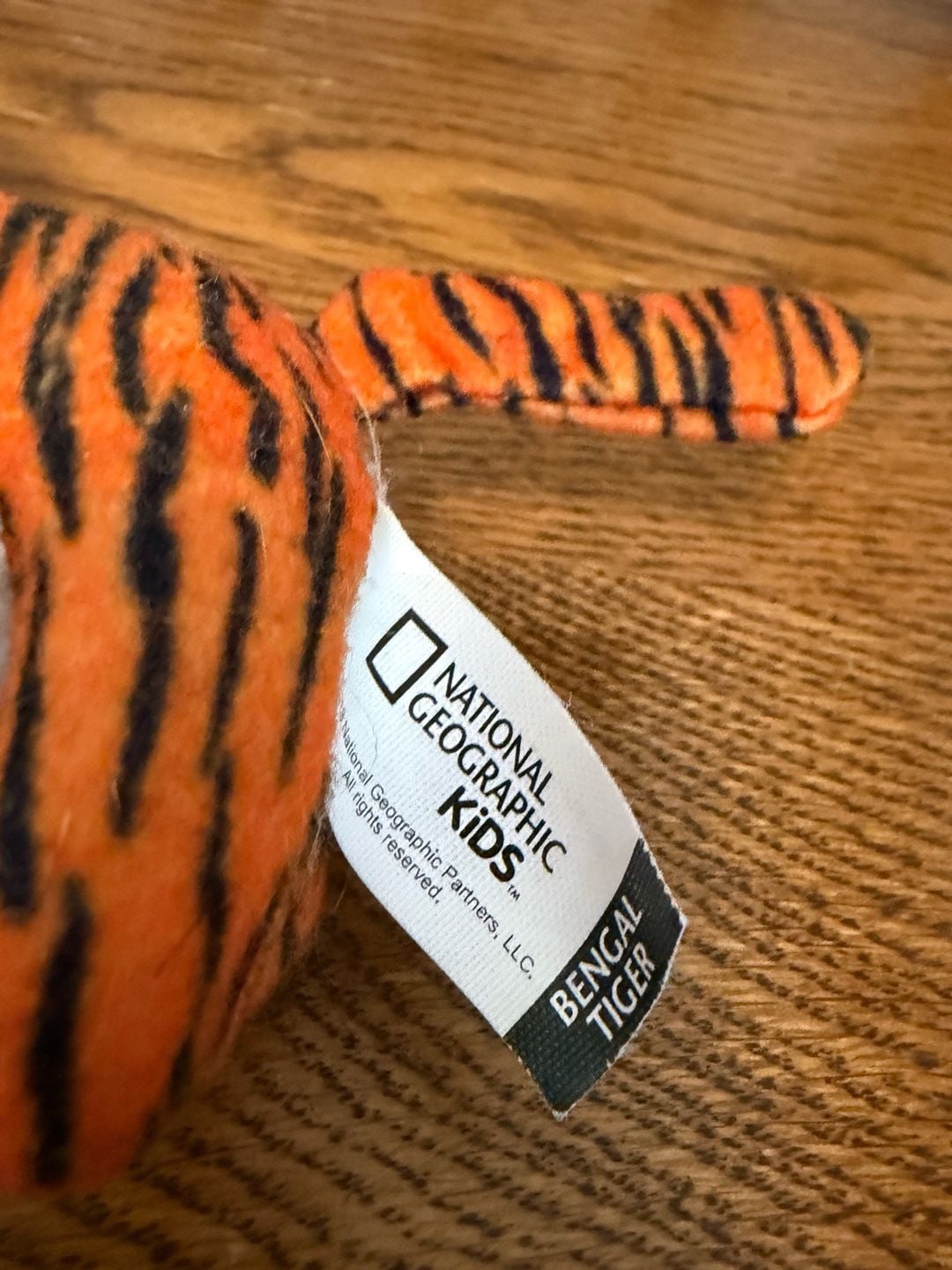National Geographic Kids Bengal Tiger Plush Stuffed Animal Toy 4.5" 2